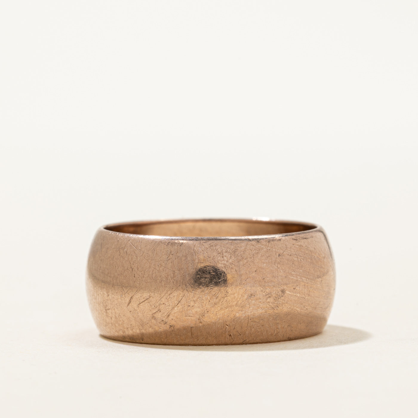 1977 Moldovan 9k Rose Gold Cigar Band | 9.85mm | SZ 9.5