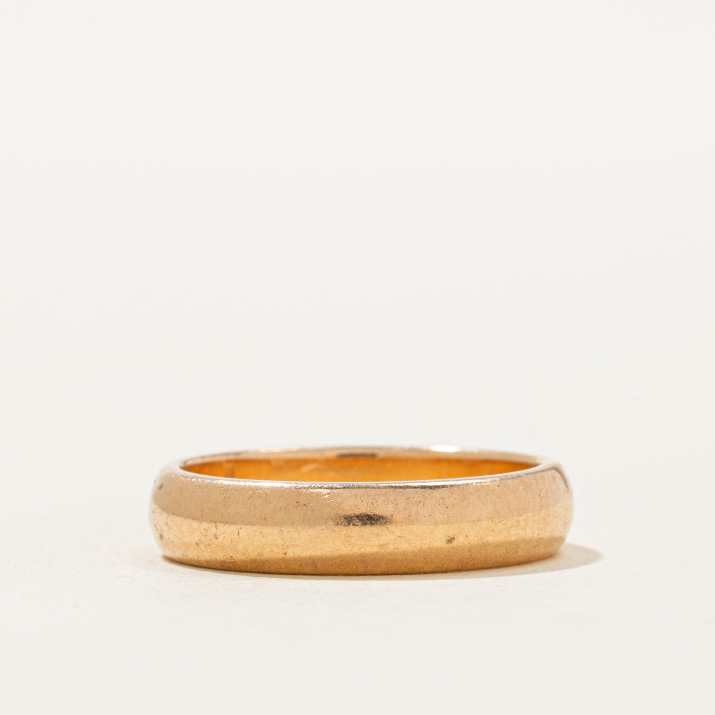 1983 Soviet Hallmarked 14k Yellow Gold Band | 4.26mm | SZ 6