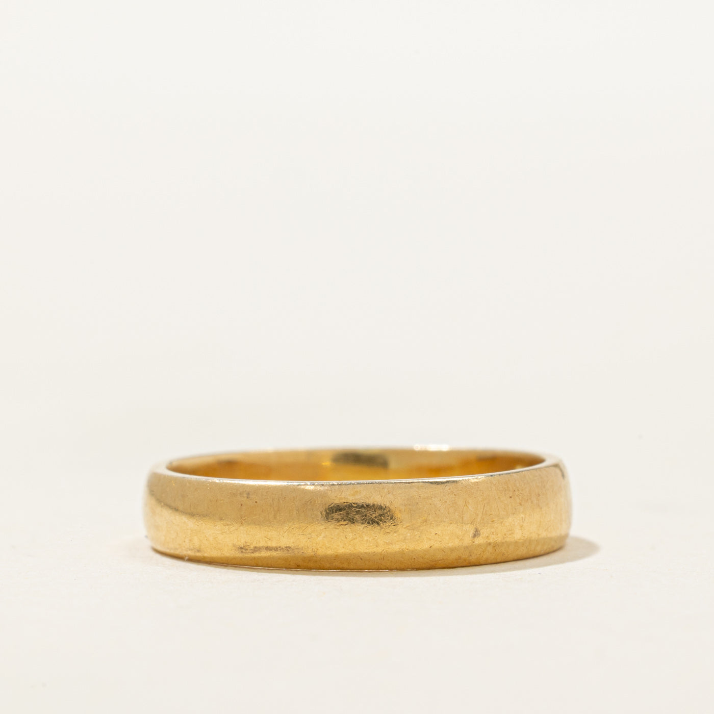 Canadian Pseudo Hallmarked 18k Yellow Gold Band | 3.33mm | SZ 5