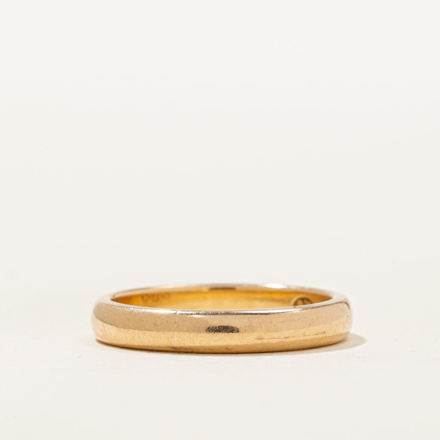 Pseudo Hallmarked 18k Yellow Gold Band | 3.15mm | SZ 5.5