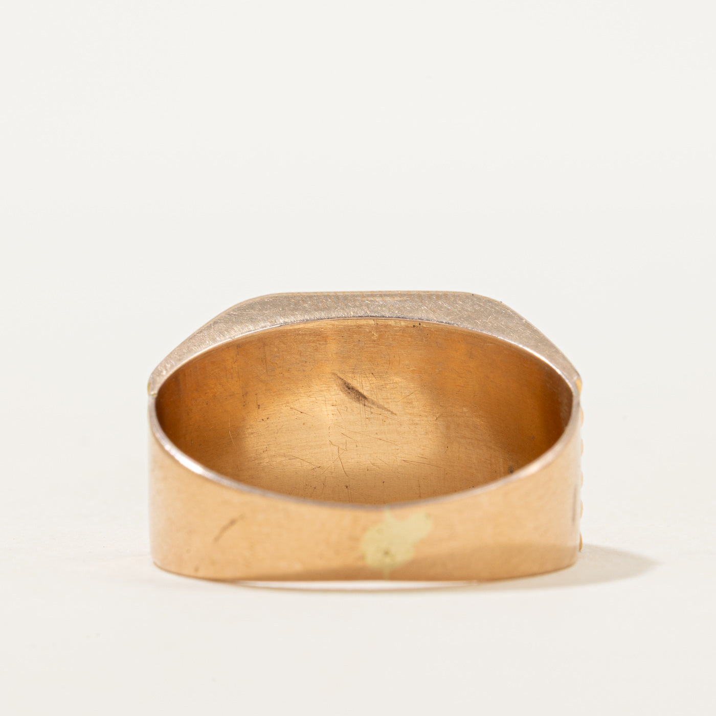 Vintage Hungarian 14k Signet Ring | SZ 10.25