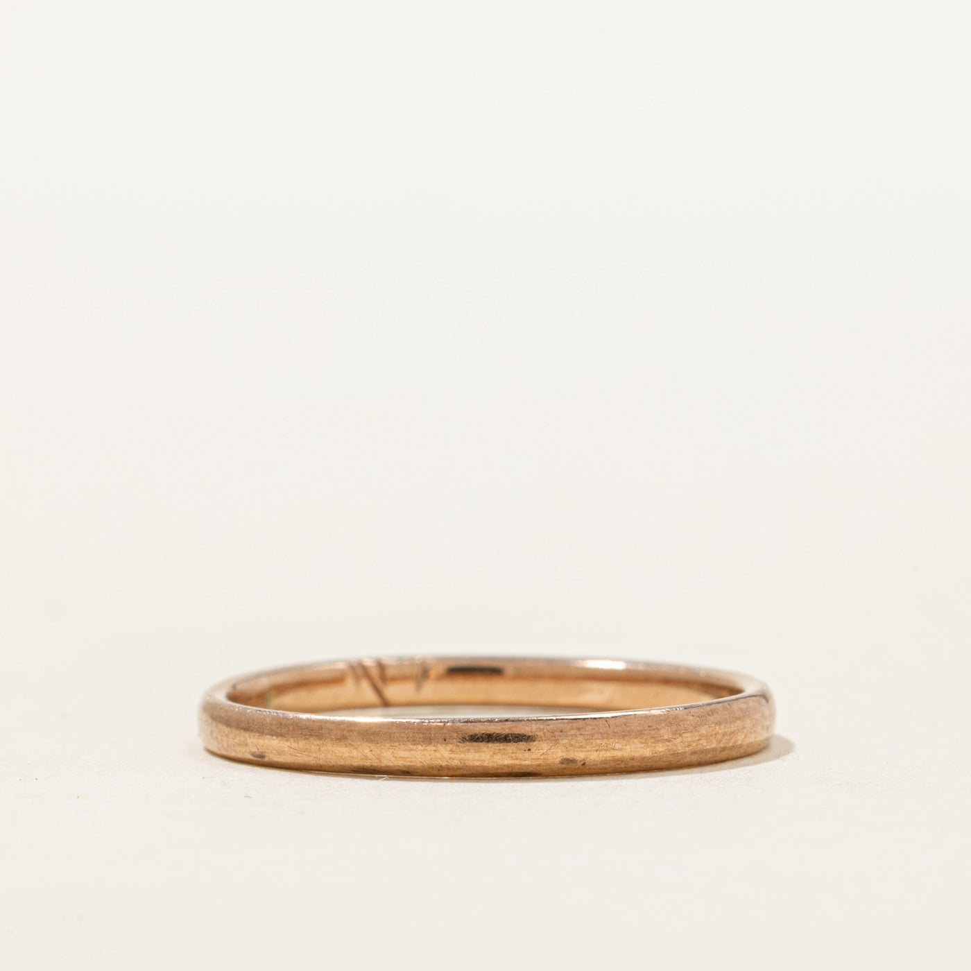 1942 9k Rose Gold Band | 1.99mm | SZ 6.5