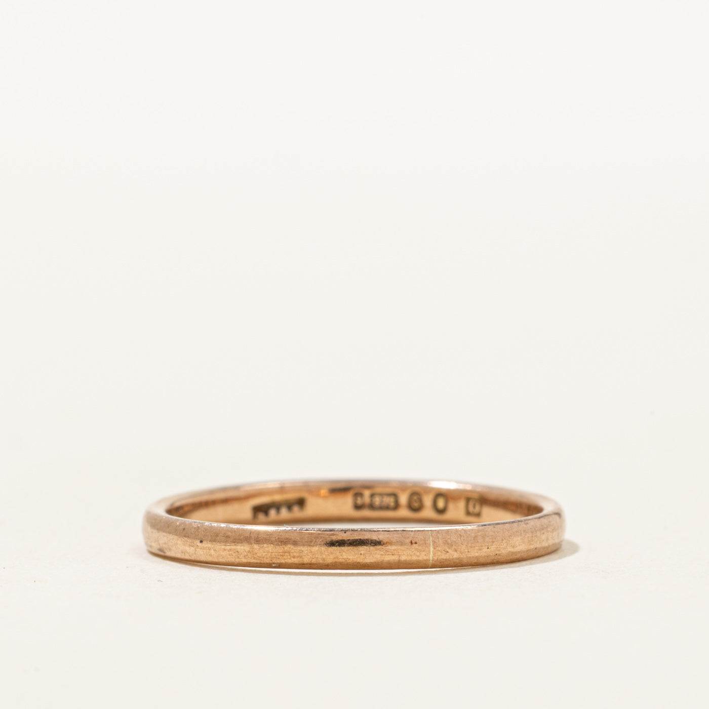 1942 9k Rose Gold Band | 1.99mm | SZ 6.5