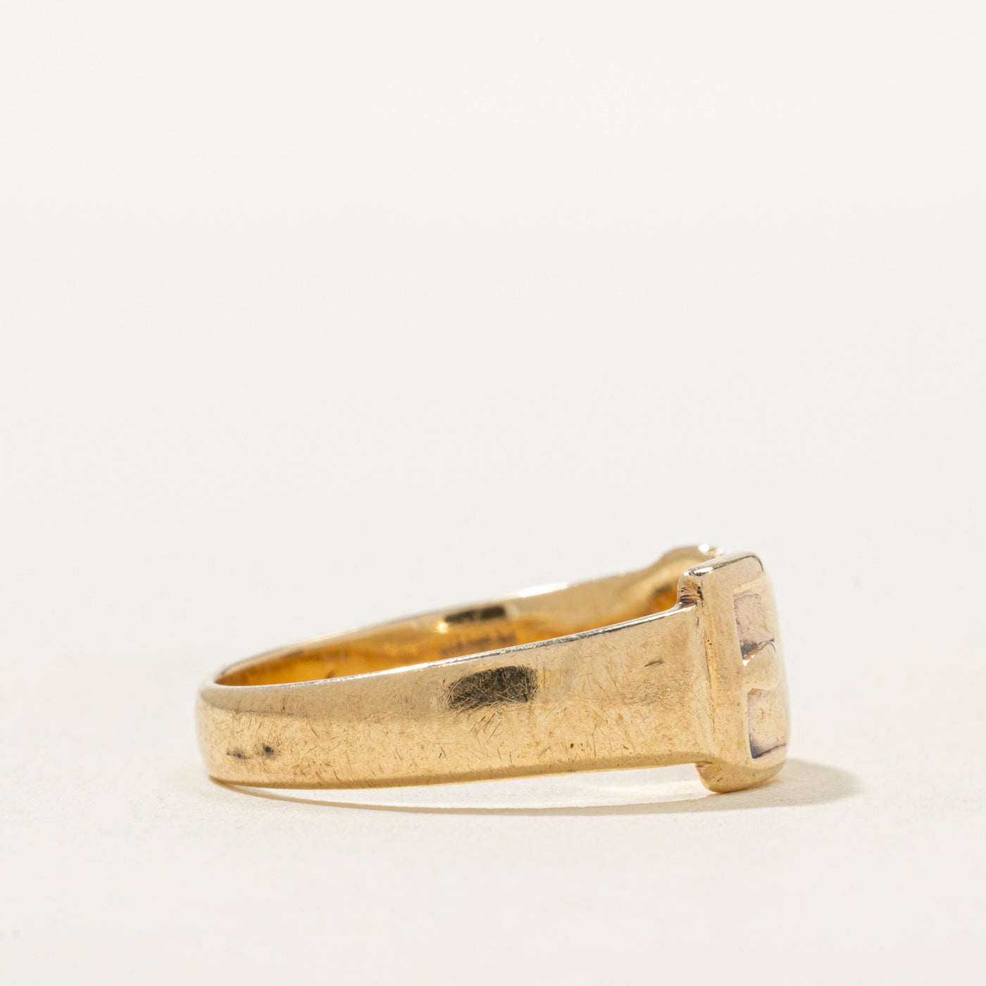 1967 Birmingham 9k Belt Buckle Ring | SZ 6.75
