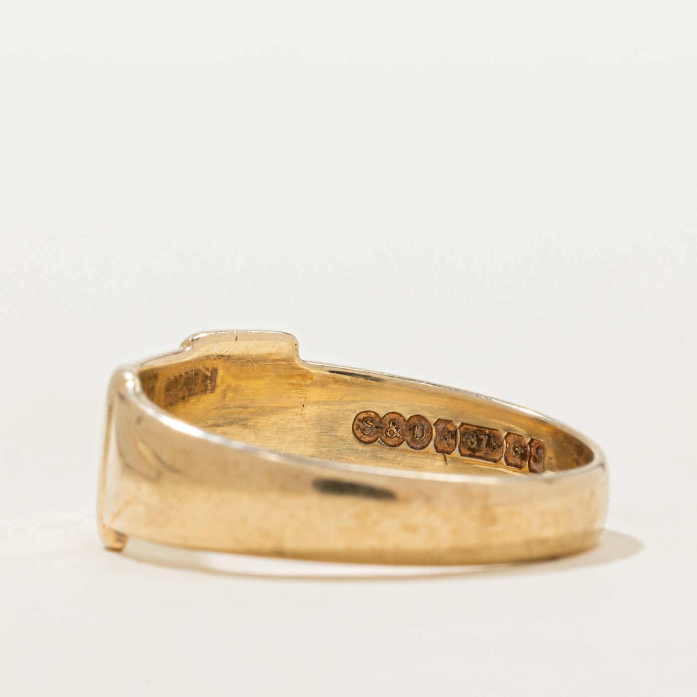 1967 Birmingham 9k Belt Buckle Ring | SZ 6.75