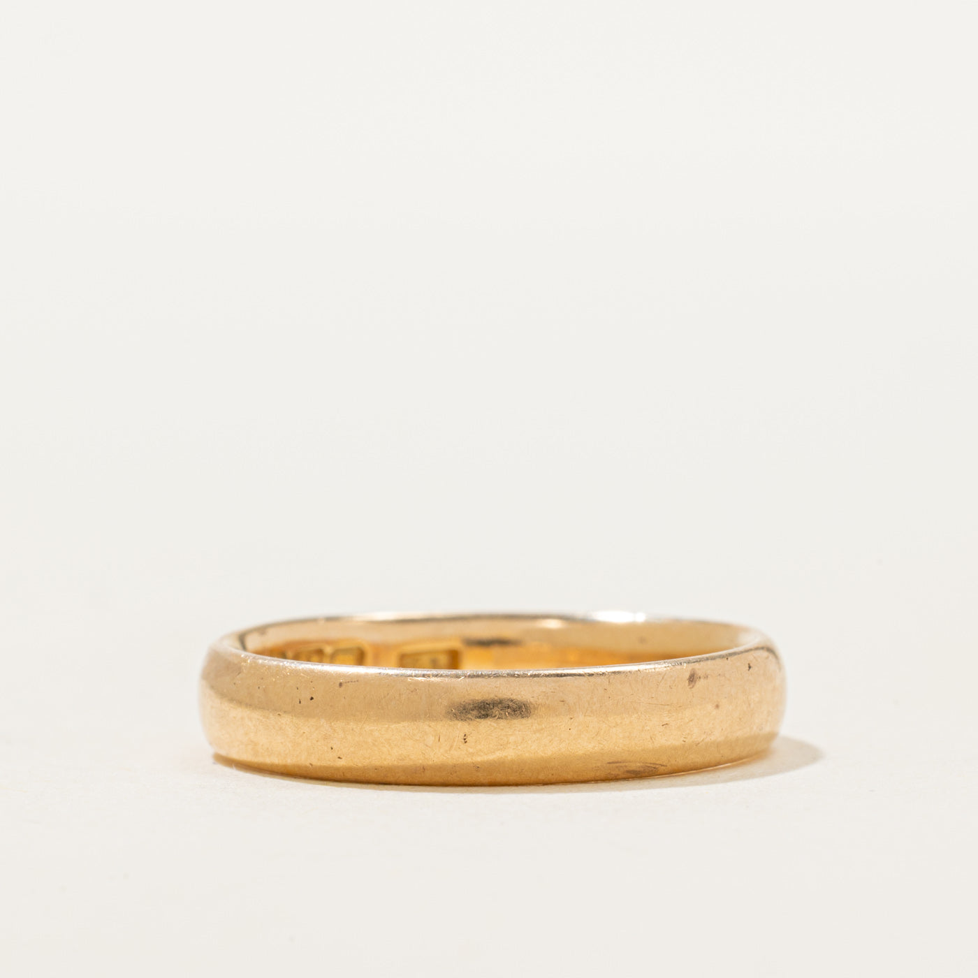 1945 Birmingham 18k Yellow Gold Band | 3.99mm | SZ 7.25