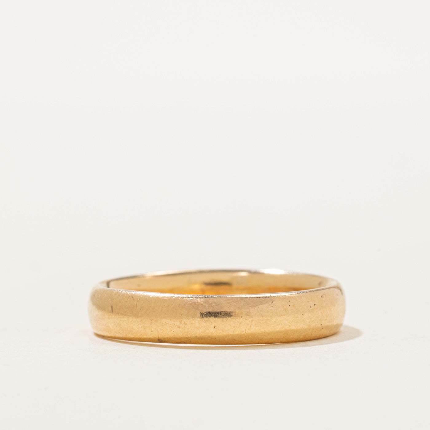 1945 Birmingham 18k Yellow Gold Band | 3.99mm | SZ 7.25