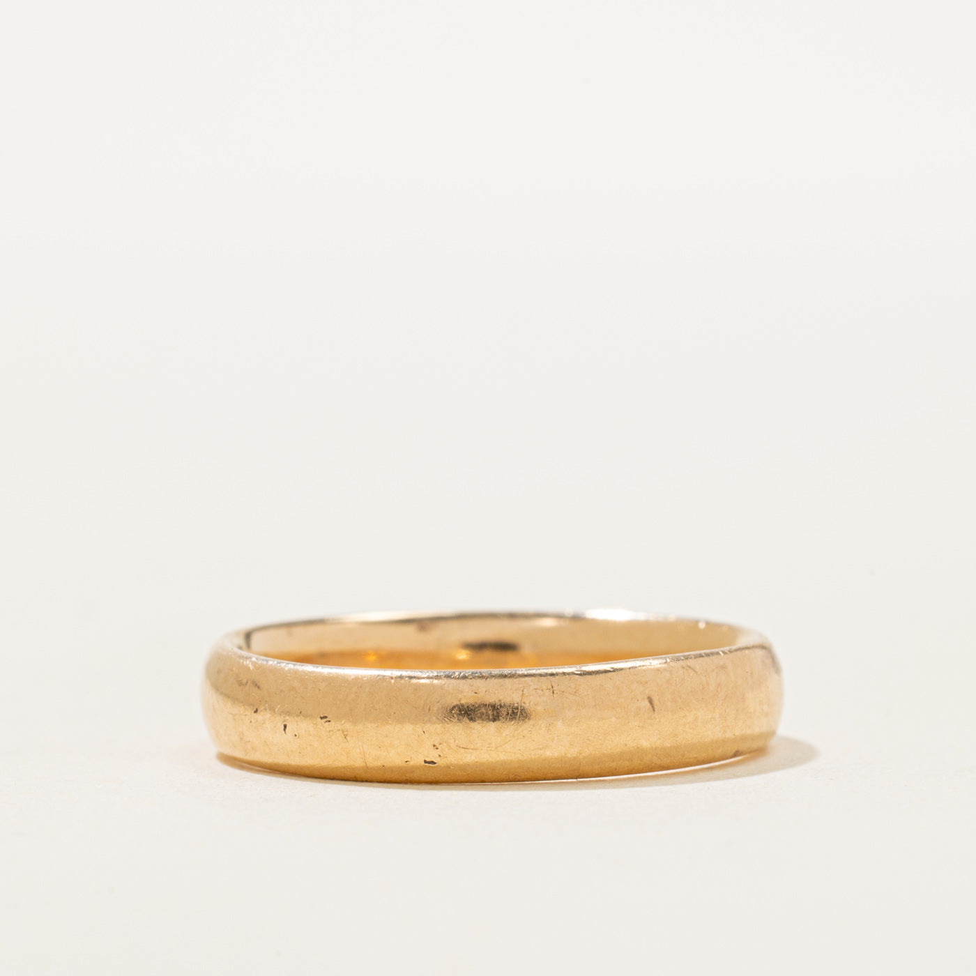 1945 Birmingham 18k Yellow Gold Band | 3.99mm | SZ 7.25
