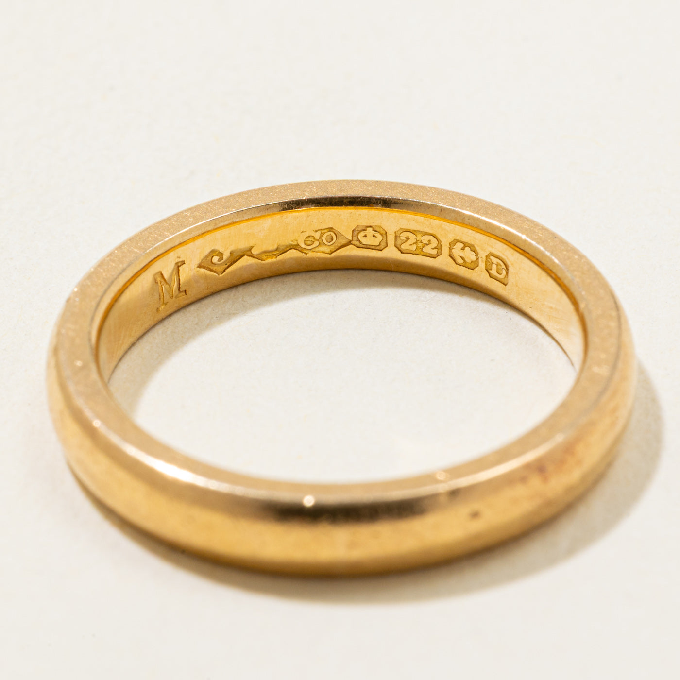 1928 Birmingham 22k Yellow Gold Band | 3.27mm | SZ 6