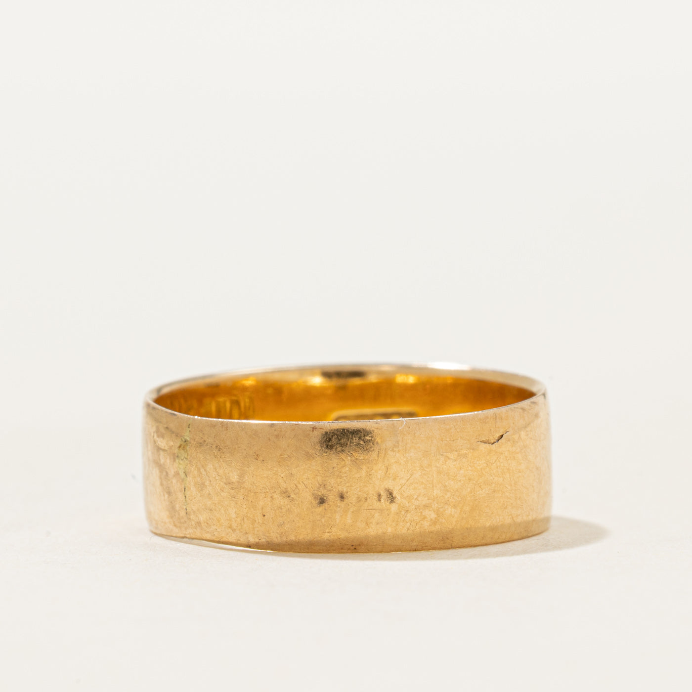 1938 Birmingham 18k Yellow Gold Band | 6.42mm | SZ 6.5
