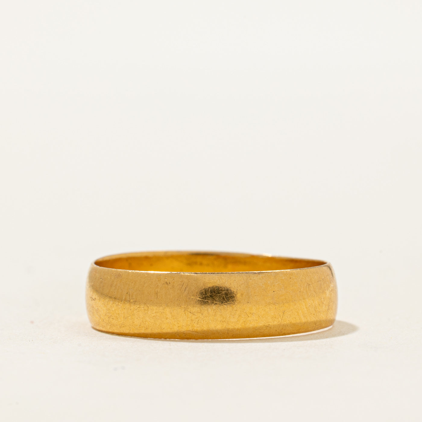 Victorian Birmingham 22k Yellow Gold Band | 5.07mm | SZ 7.25