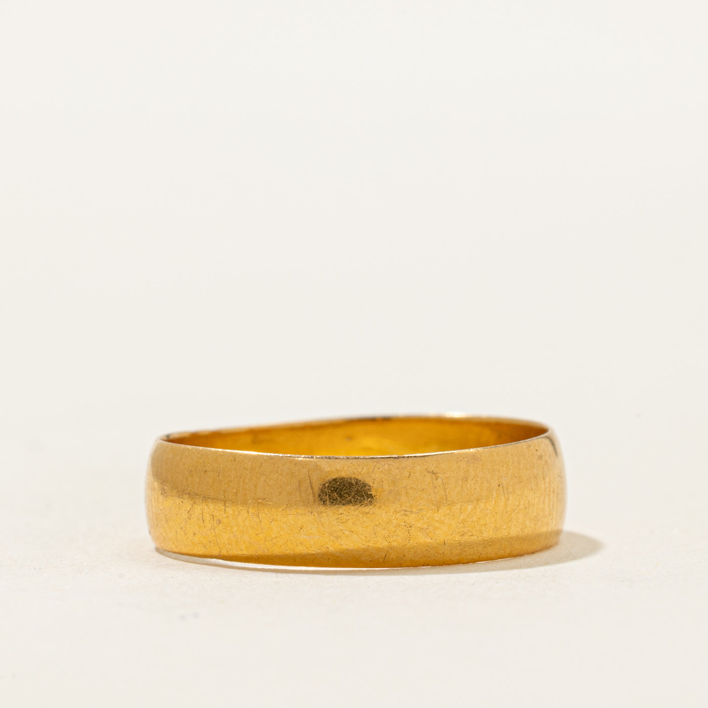 Victorian Birmingham 22k Yellow Gold Band | 5.07mm | SZ 7.25