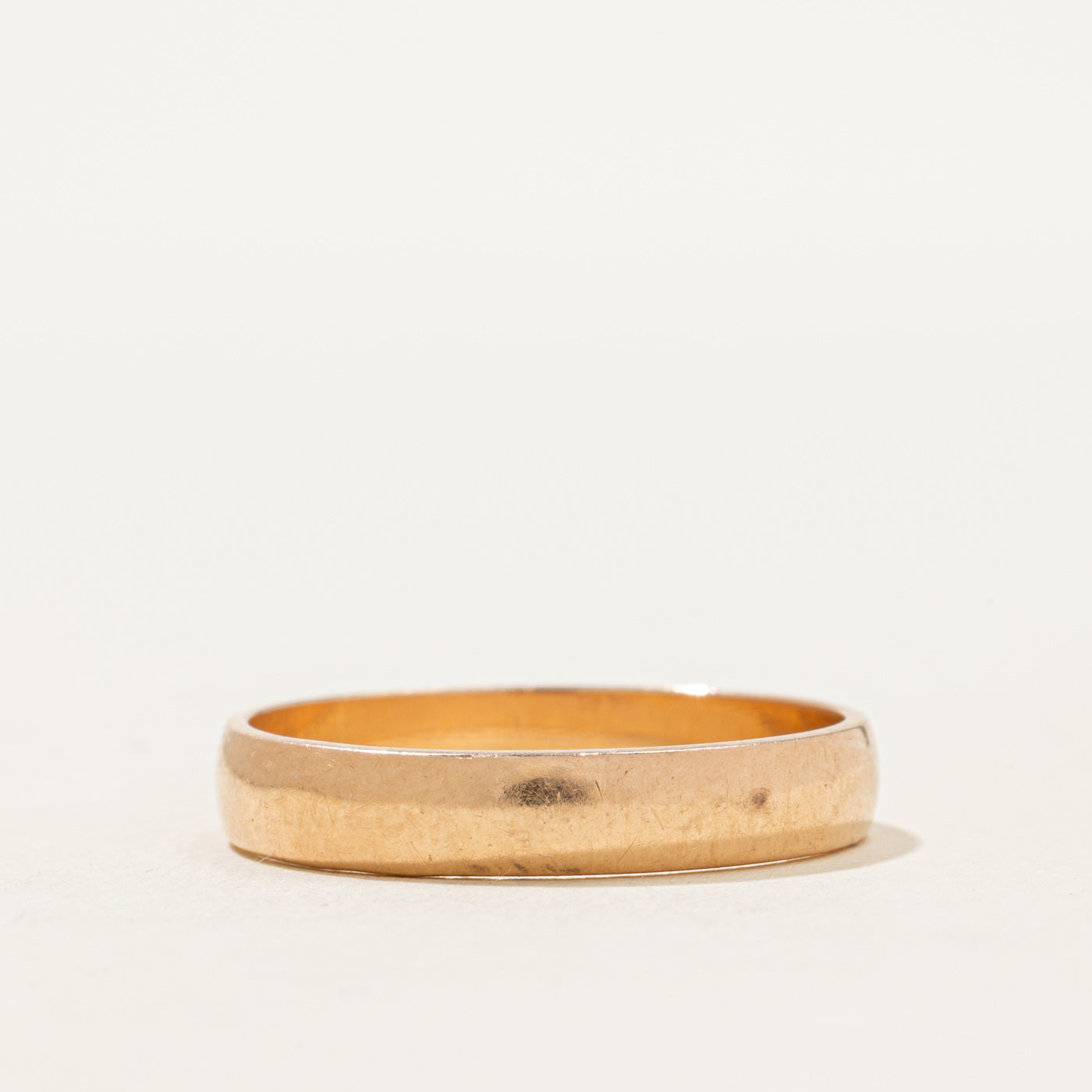 Ukrainian 14k Rose Gold Band | 4.08mm | SZ 10.25