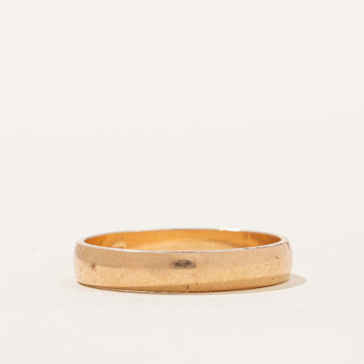 Ukrainian 14k Rose Gold Band | 4.08mm | SZ 10.25