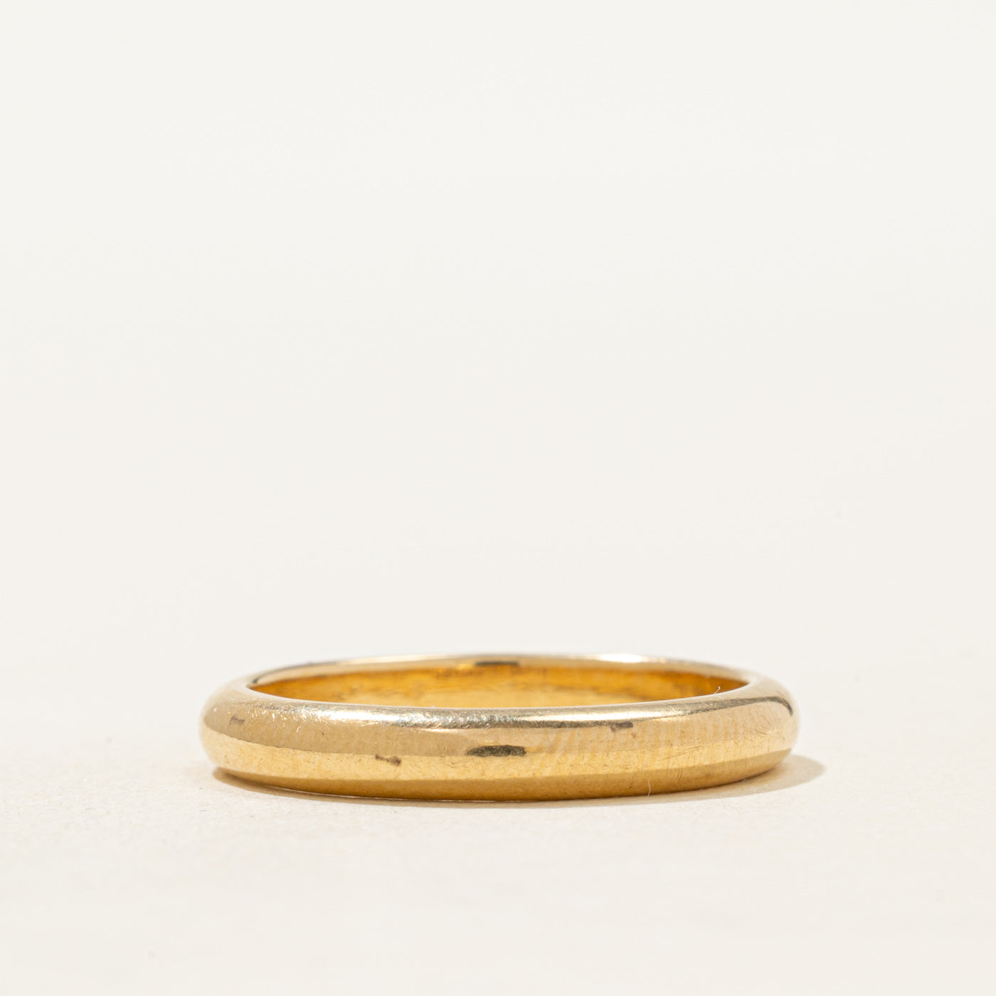 18k Yellow Gold Band | 3.21mm | SZ 7.5