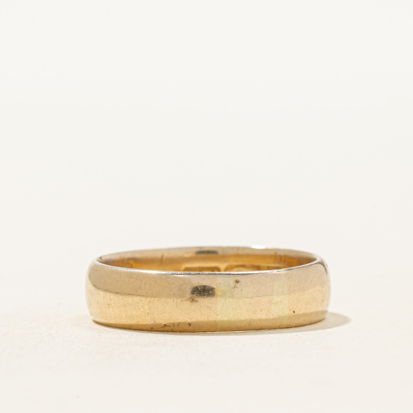 18k Yellow Gold Band | 5.05mm | SZ 7.5
