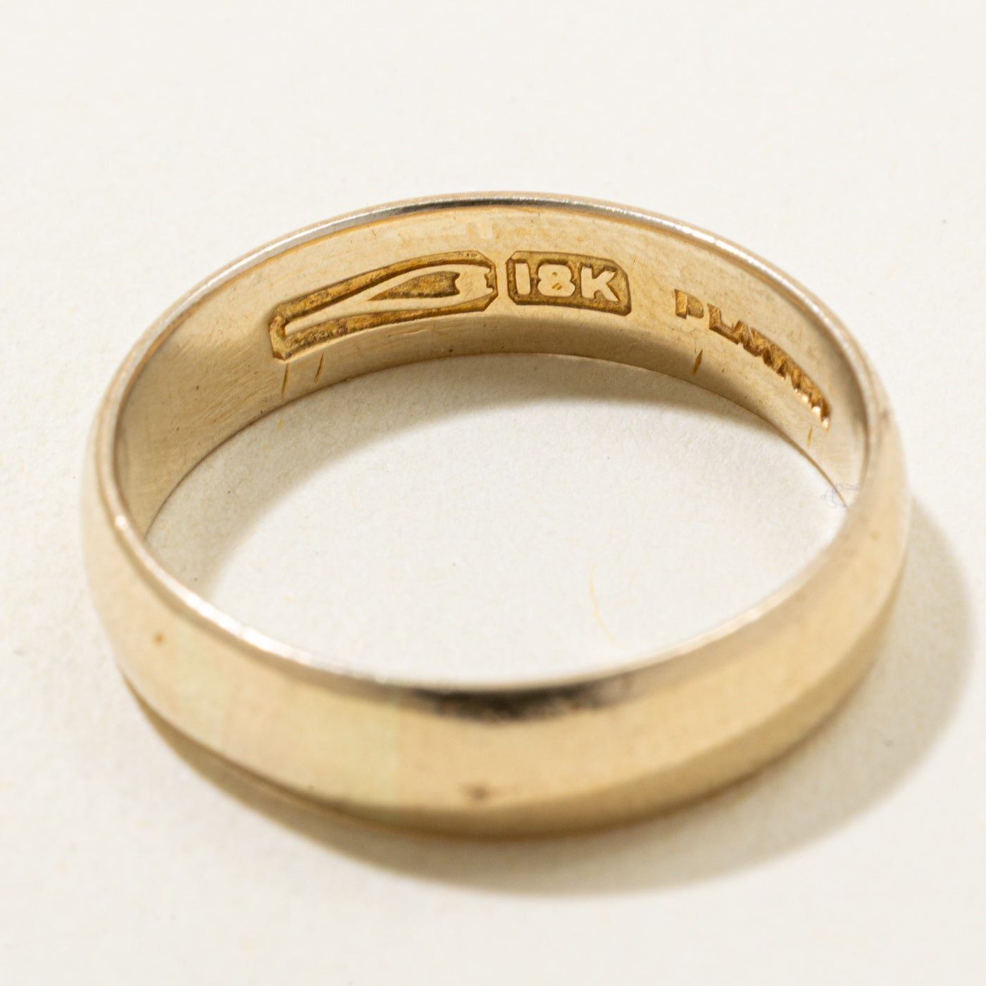 18k Yellow Gold Band | 5.05mm | SZ 7.5