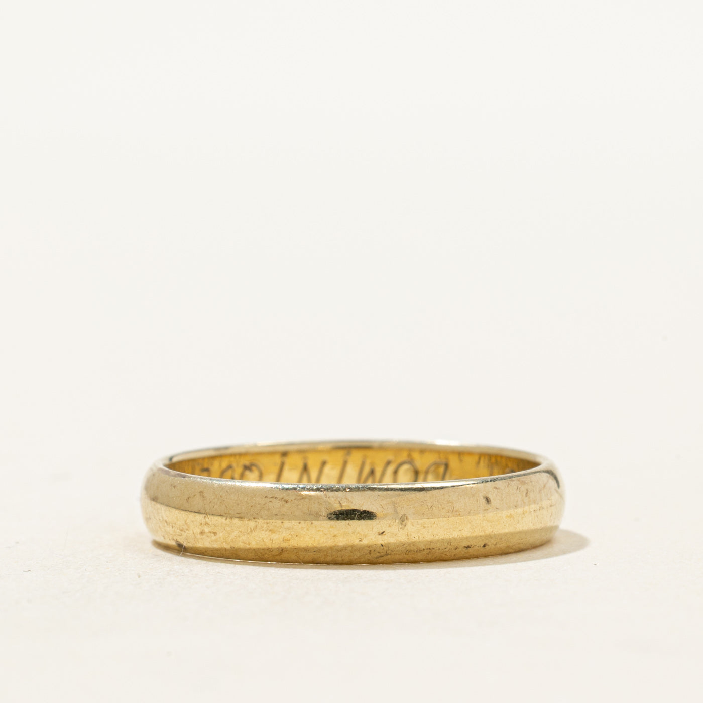9k Yellow Gold Band | 3.88mm | SZ 8.25