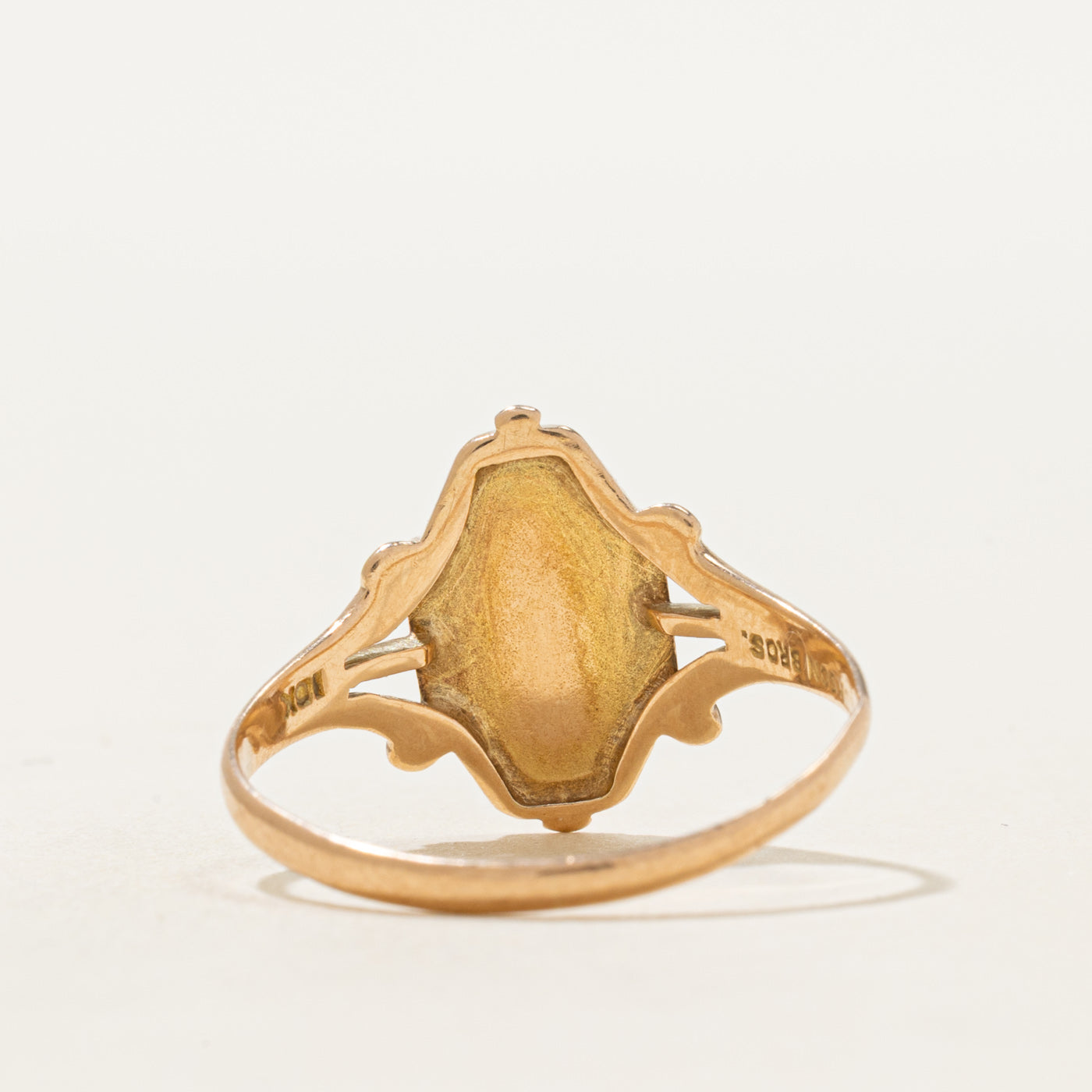 10k Yellow Gold Signet Ring | SZ 8.25