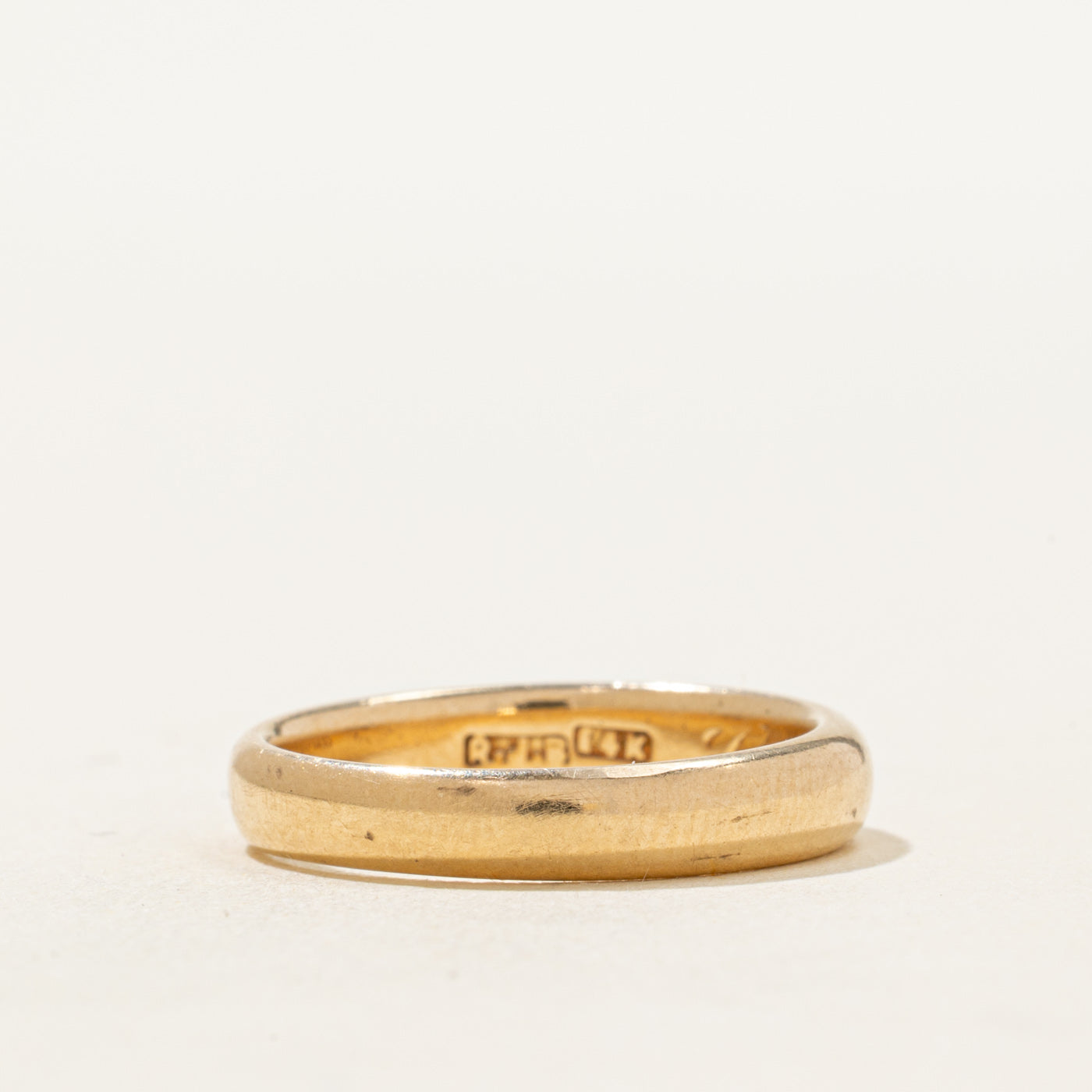 14k Yellow Gold Band | 4.20mm | SZ 6.75