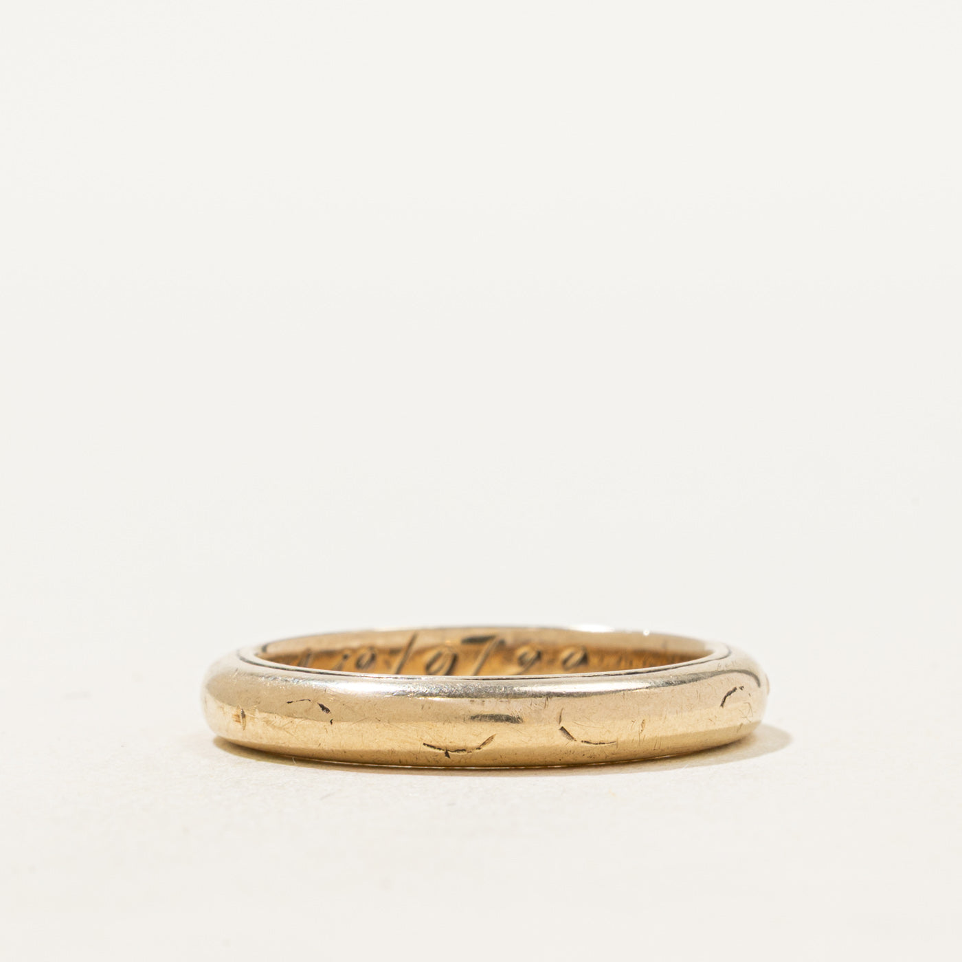 14k Yellow Gold Band | 3.32mm | SZ 6.25