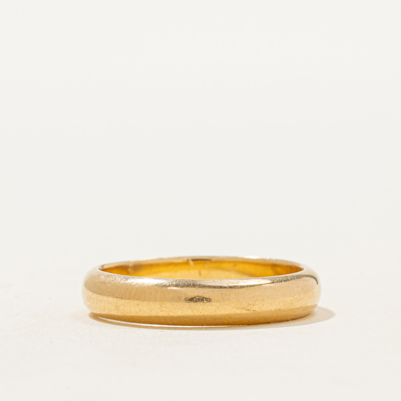 18k Yellow Gold Band | 3.95mm | SZ 7.5