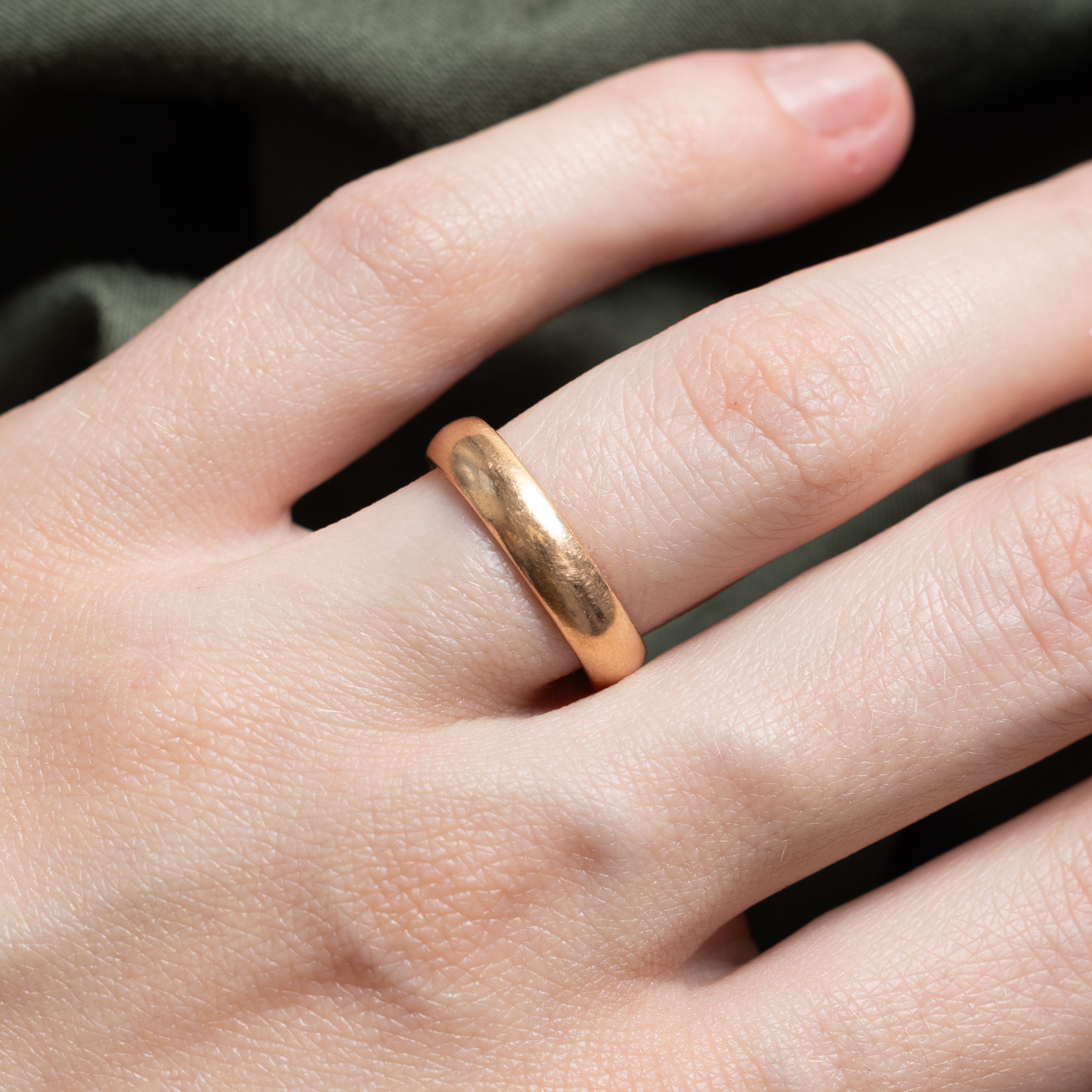 1983 Soviet Hallmarked 14k Yellow Gold Band | 4.26mm | SZ 6