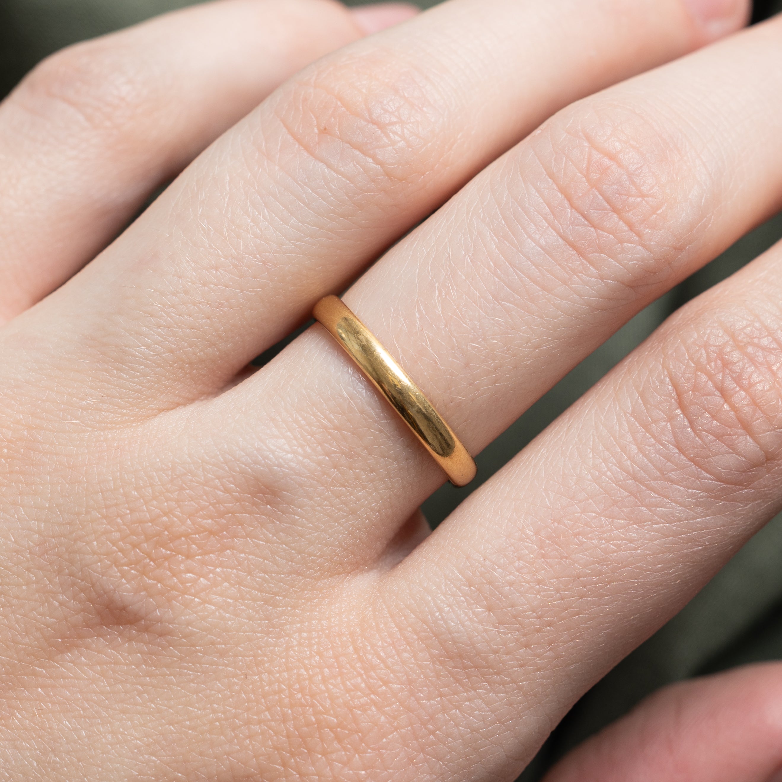 1917 London 18k Yellow Gold Band | 2.62mm | SZ 6.5