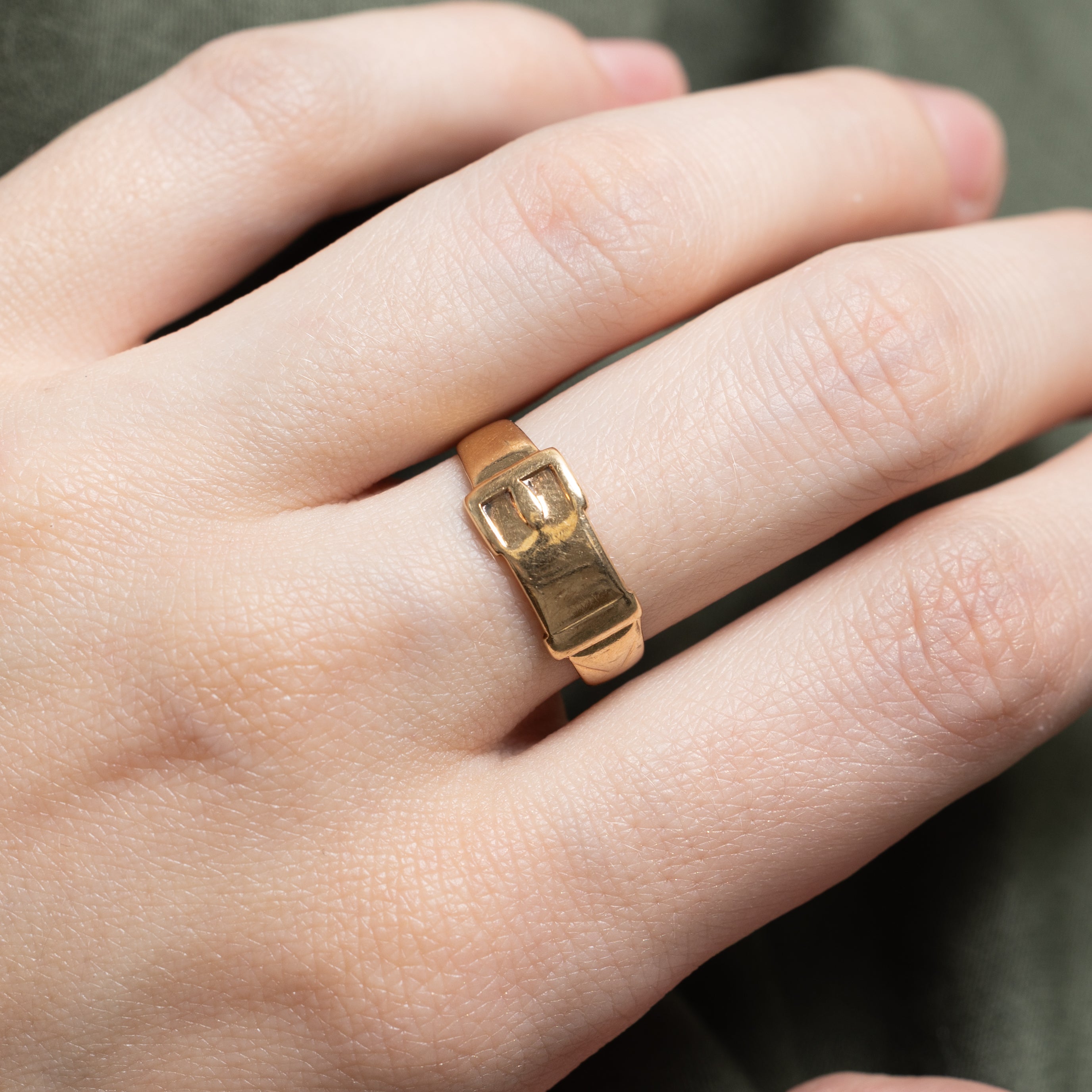 1967 Birmingham 9k Belt Buckle Ring | SZ 6.75
