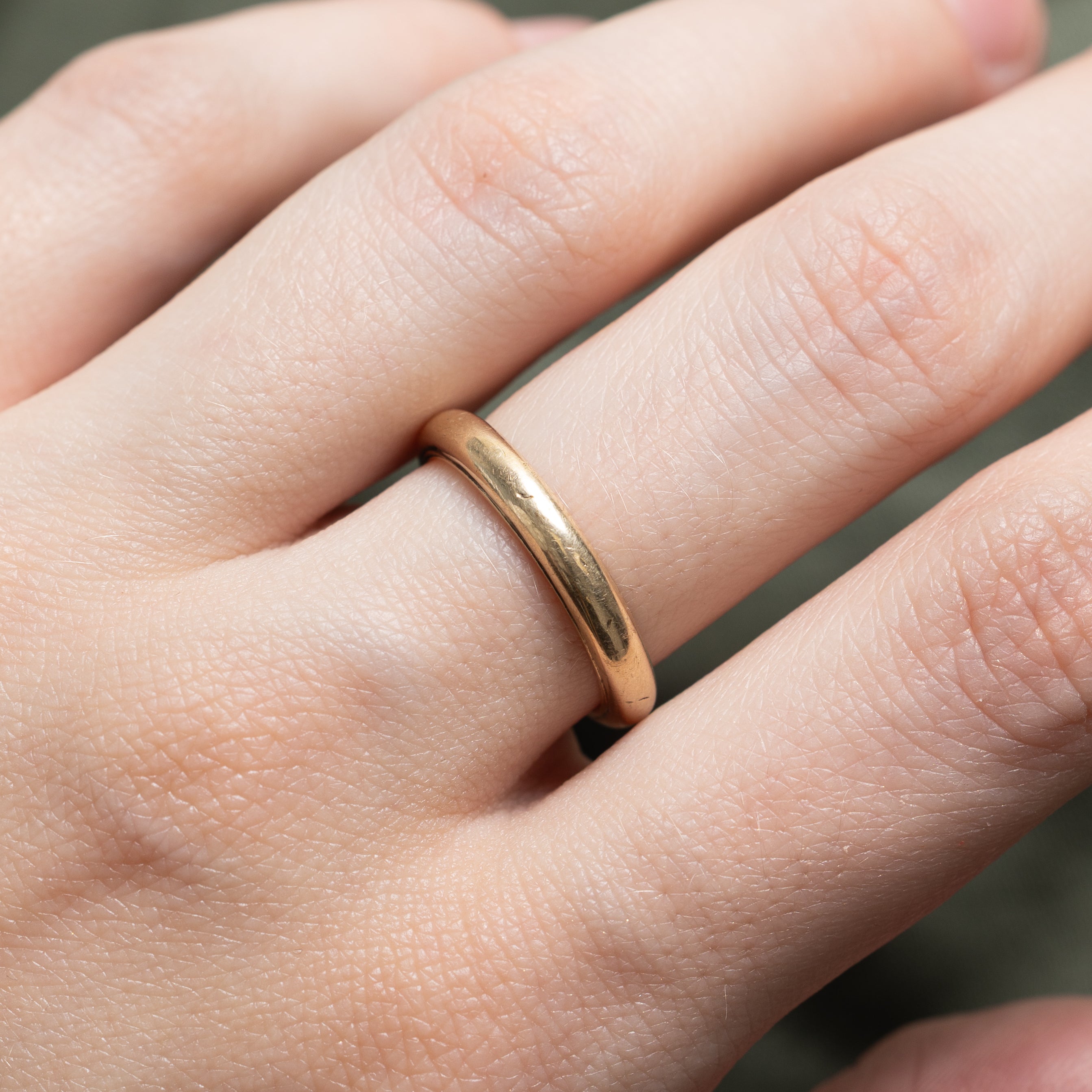 14k Yellow Gold Band | 3.32mm | SZ 6.25