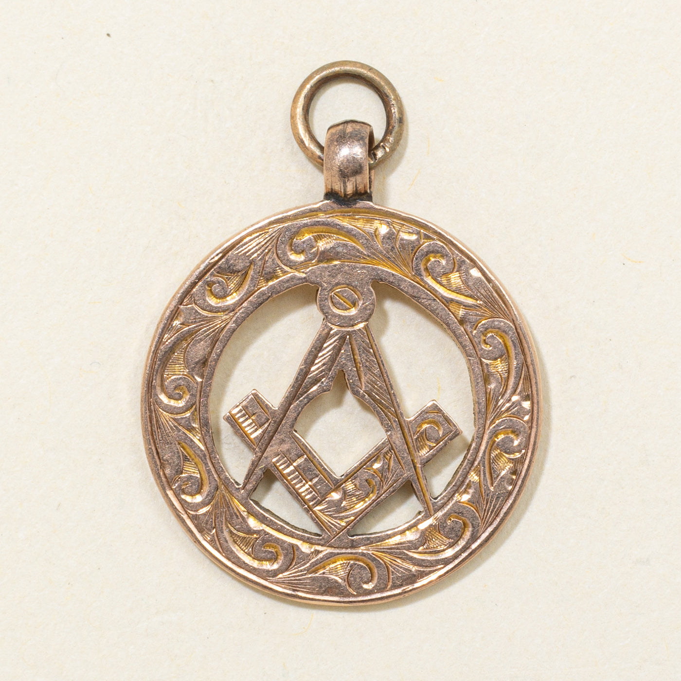 1910 Birmingham 9K Masonic Pendant