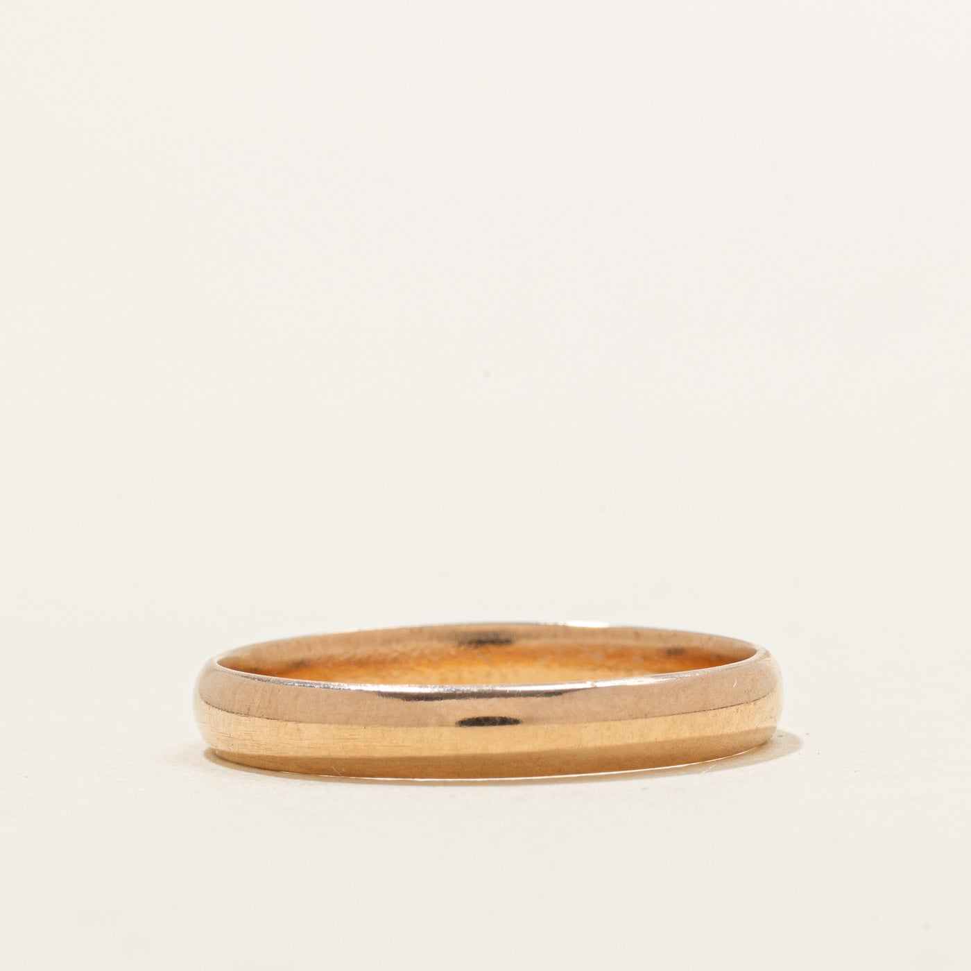 Alliance ukrainienne en or rose 14 carats | 3,16 mm | Taille 8,75 |