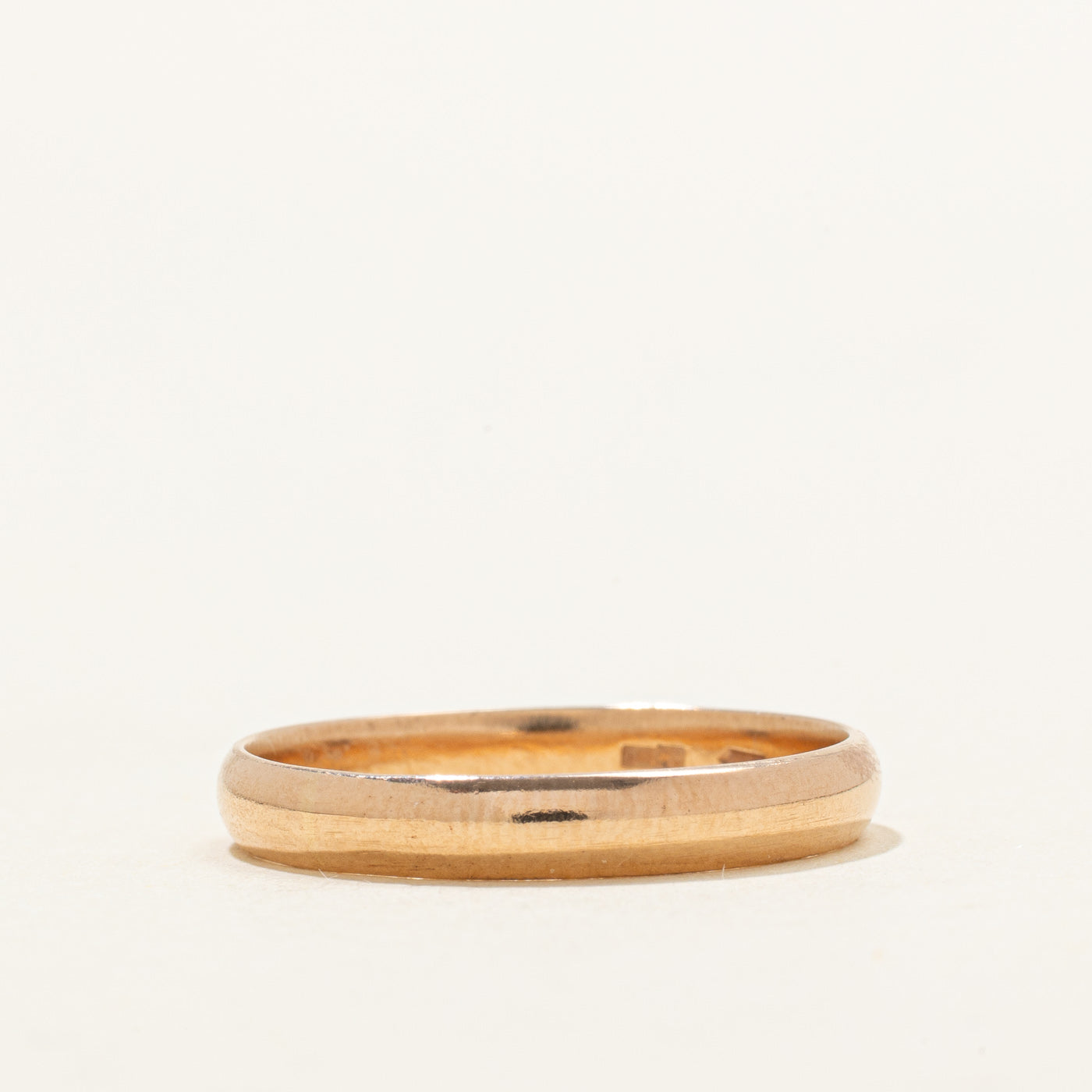 Alliance ukrainienne en or rose 14 carats | 3,16 mm | Taille 8,75 |