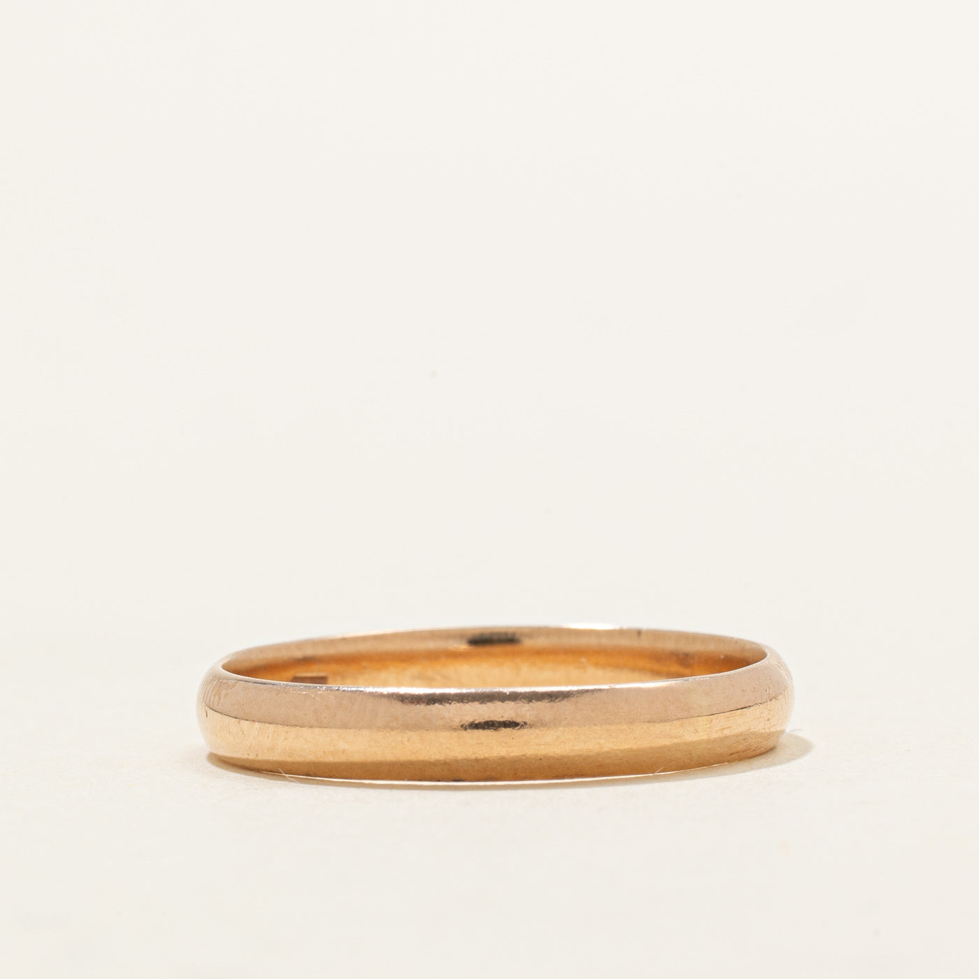 Alliance ukrainienne en or rose 14 carats | 3,16 mm | Taille 8,75 |