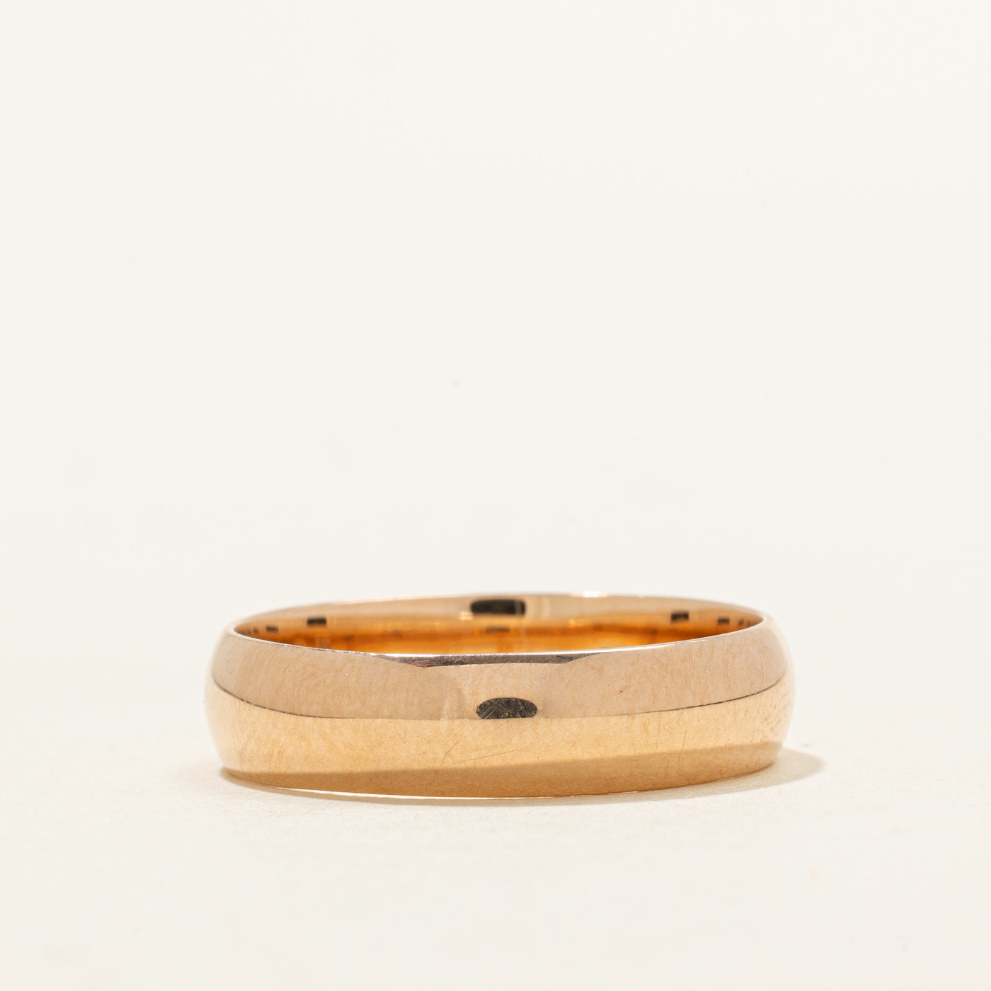 Alliance ukrainienne en or rose 14 carats | 4,95 mm | Taille 8 |