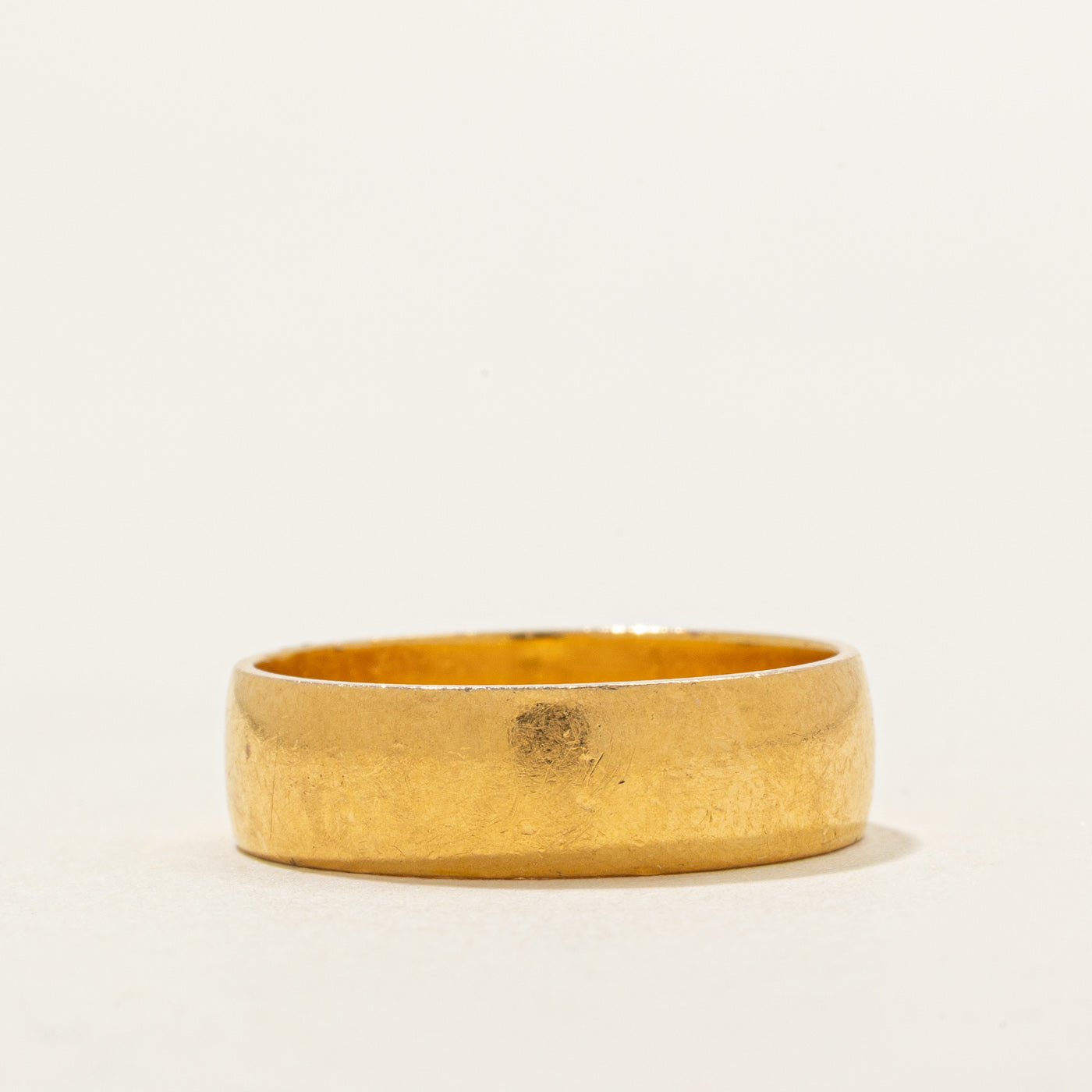 Bague en or jaune 22 carats 1891 London | 5,33 mm | Taille 6,25 |