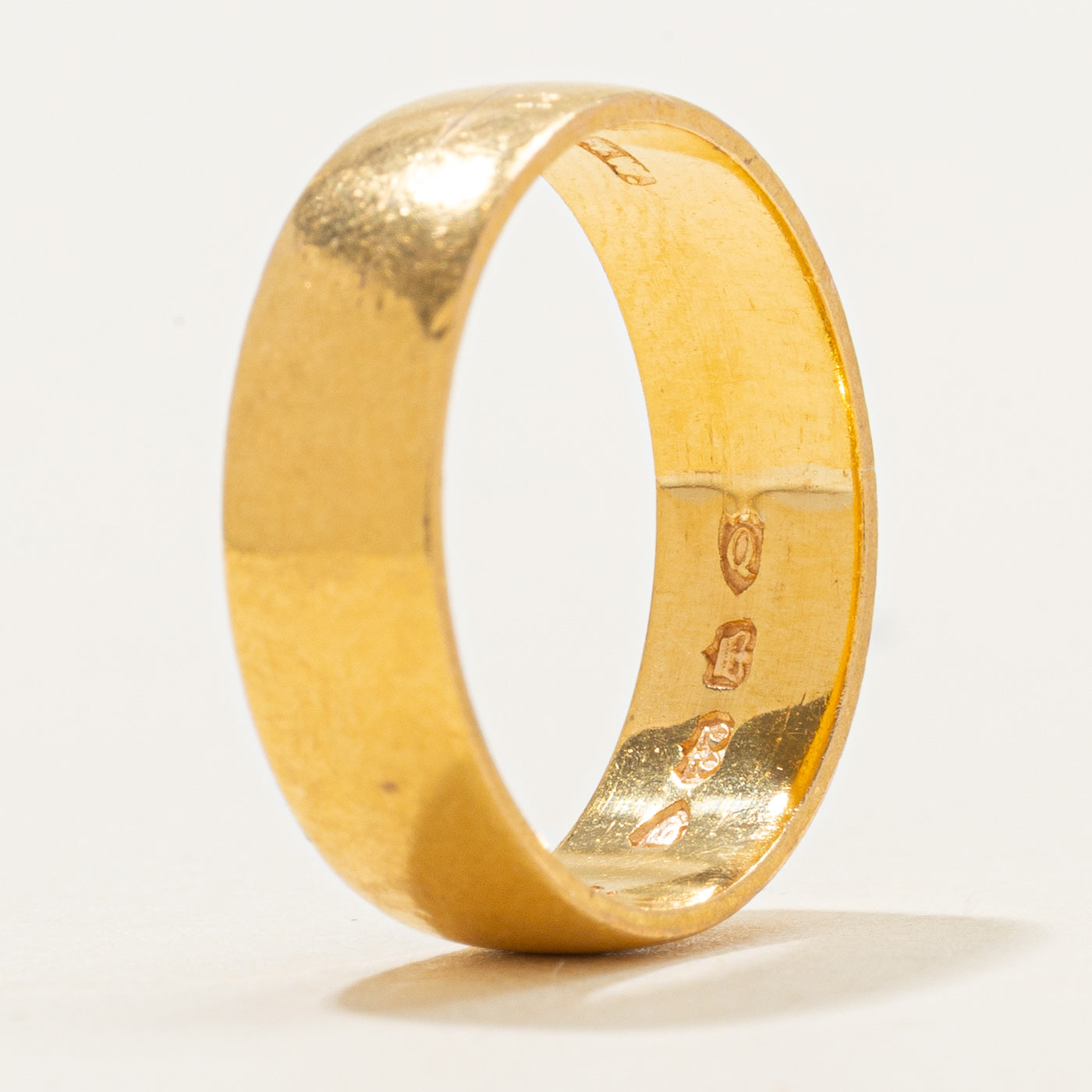 Bague en or jaune 22 carats 1891 London | 5,33 mm | Taille 6,25 |