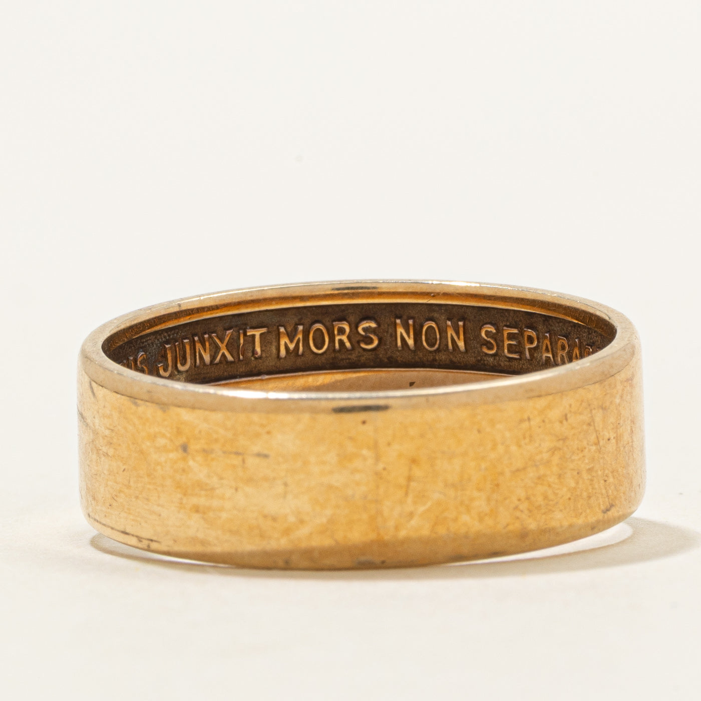 14k Yellow Gold Masonic Band | 6.84mm | SZ 10.5 |