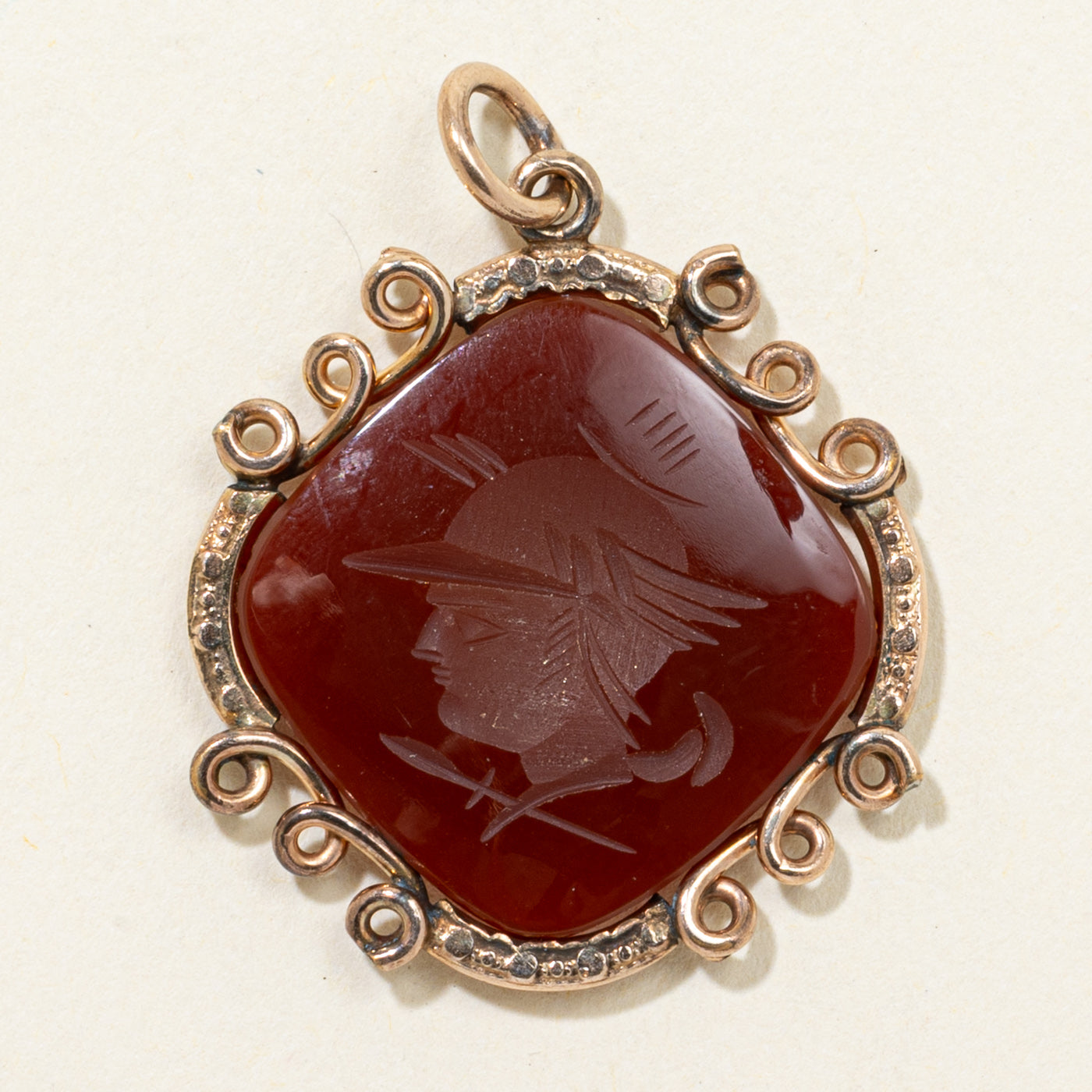 Intaglio Carnelian Pendant | 10.00ct