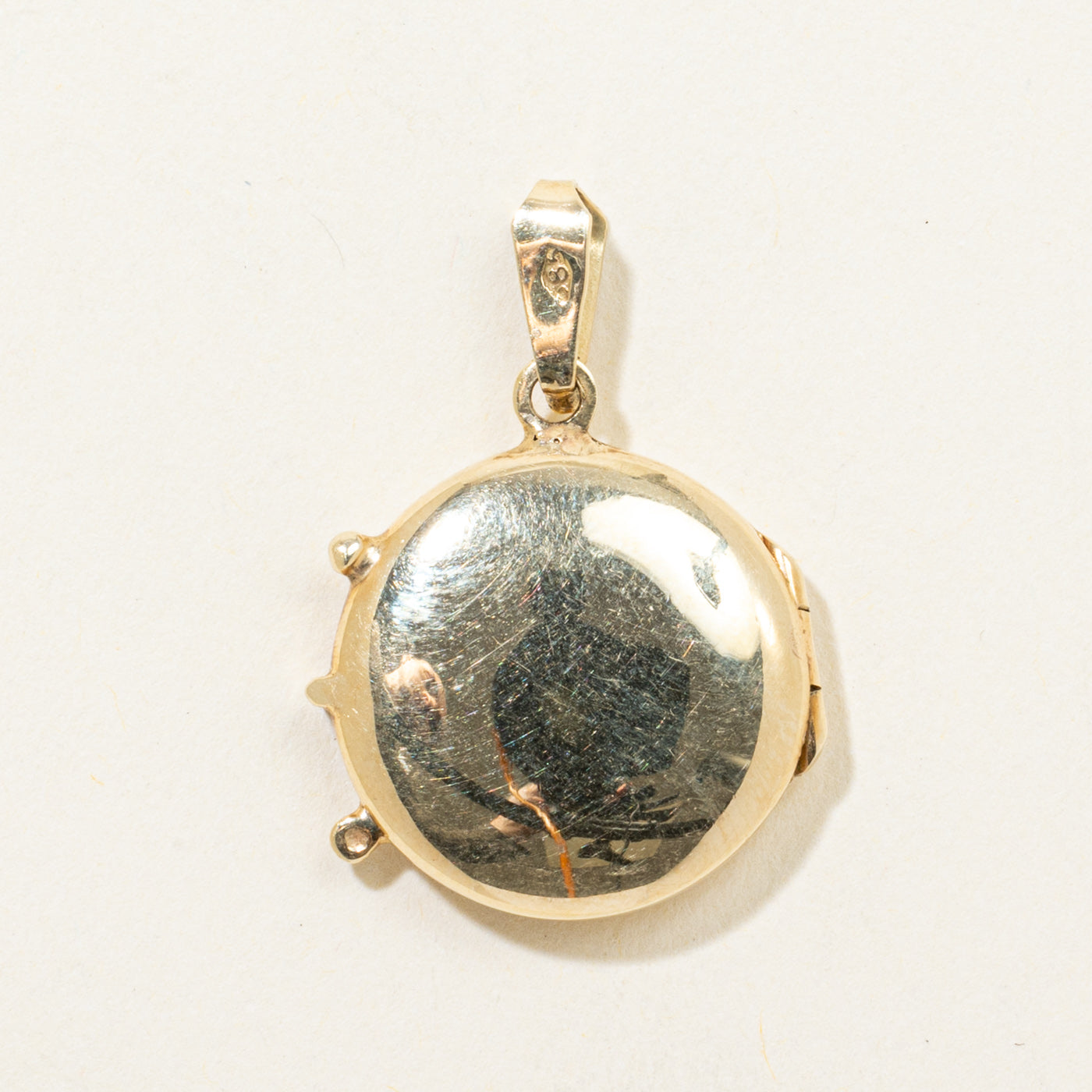 14k Yellow Gold Locket Pendant