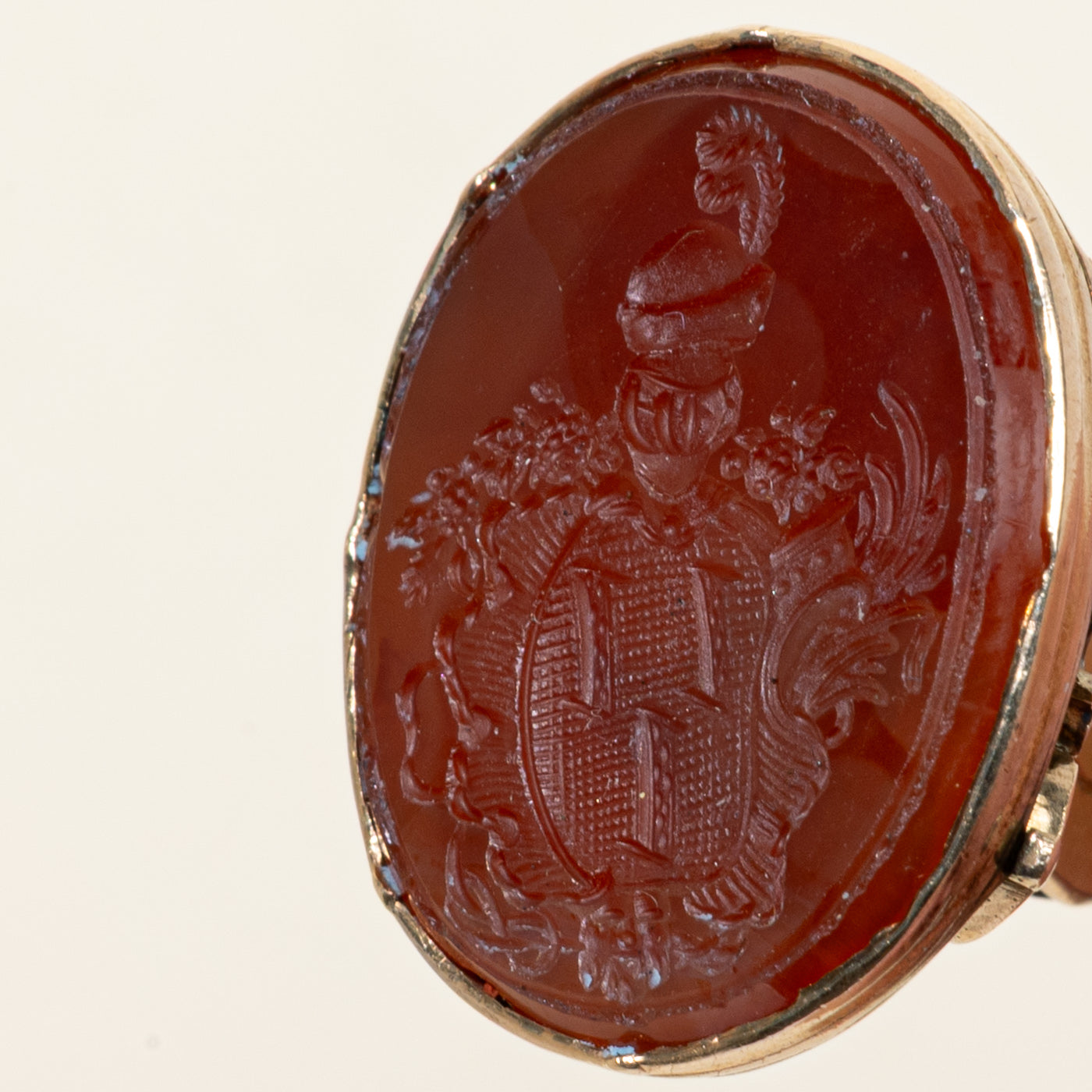 Antique Engraved Carnelian Seal Fob | 6.00ct