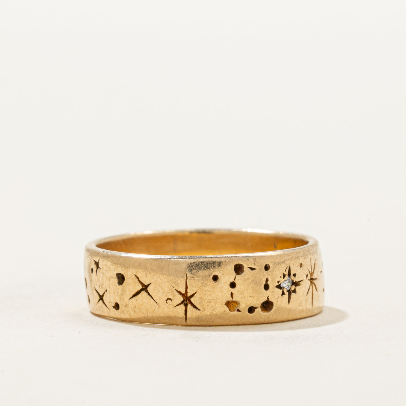 Diamond Star Constellation Band | 0.01ctw | SZ 5.75