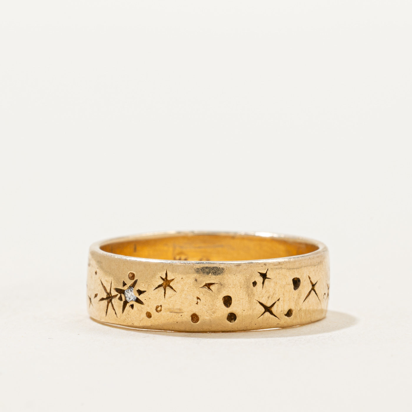 Diamond Star Constellation Band | 0.01ctw | SZ 5.75