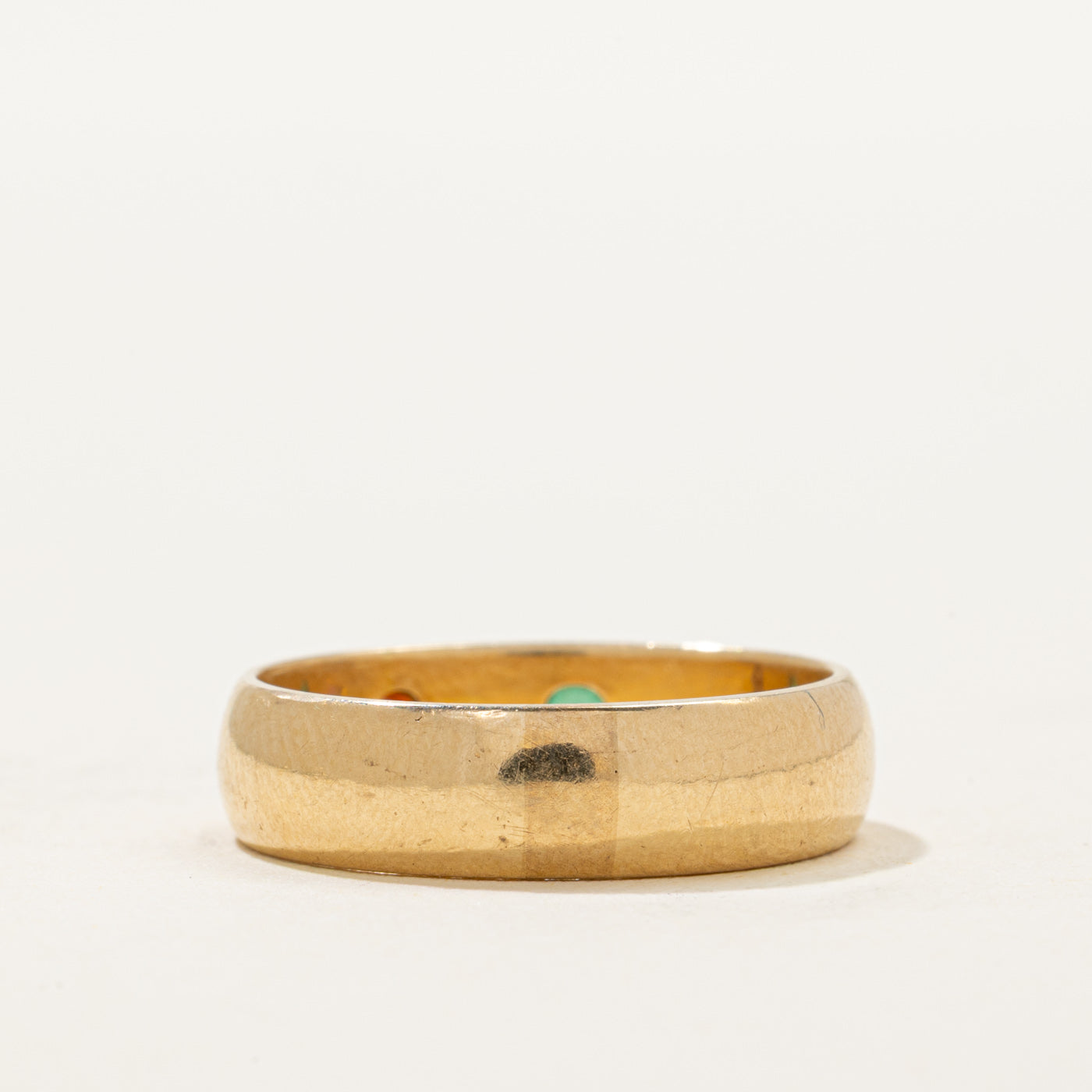 Star Set Ruby, Garnet, Synthetic Spinel Band | 0.22ctw | SZ 7.75