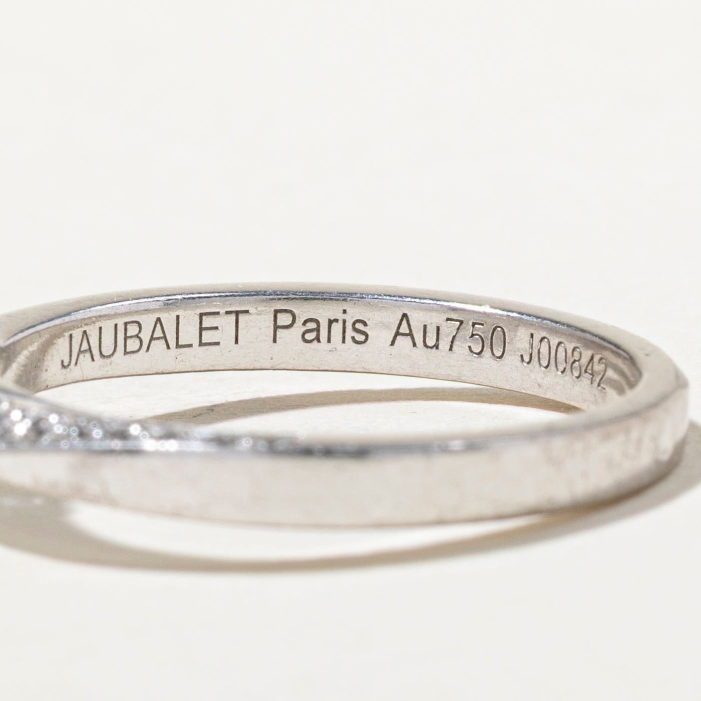 'Jaubalet Paris' Tanzanite & Diamond Ring | 0.60ct , 0.10ctw | SZ 6