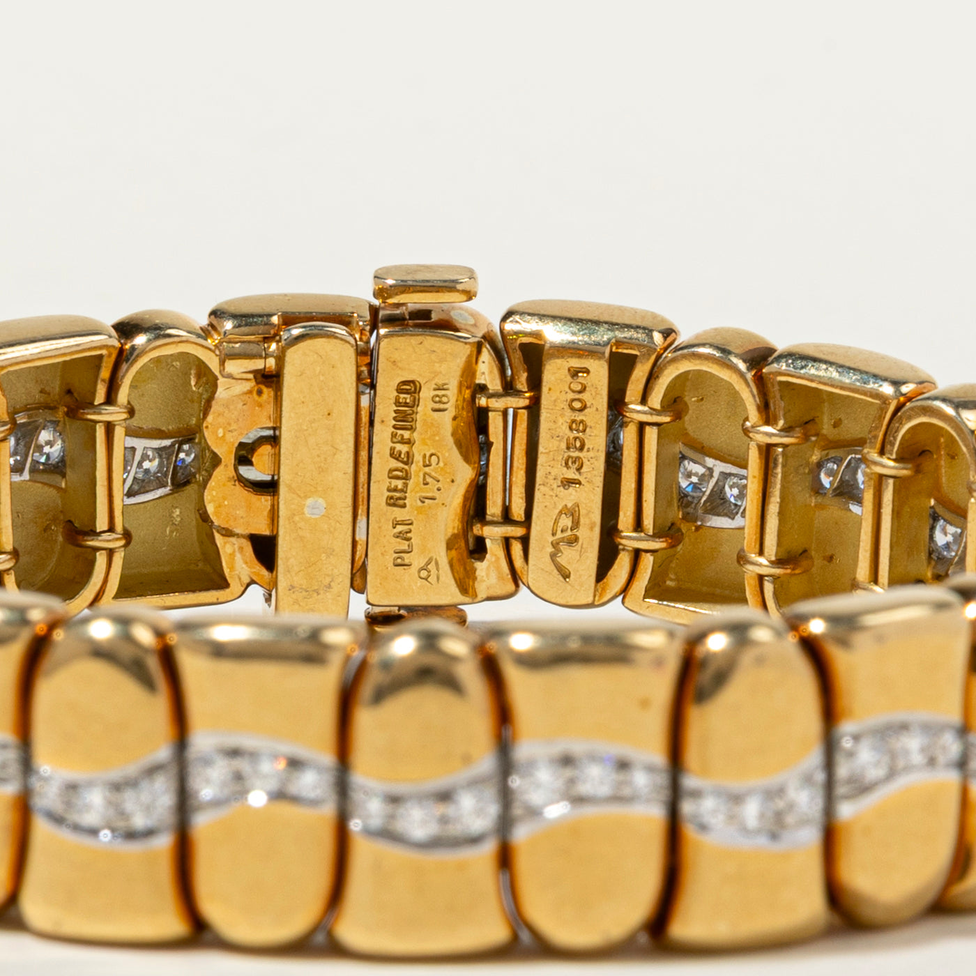 Diamond Wave Chunky Bracelet | 1.68ctw | 7"