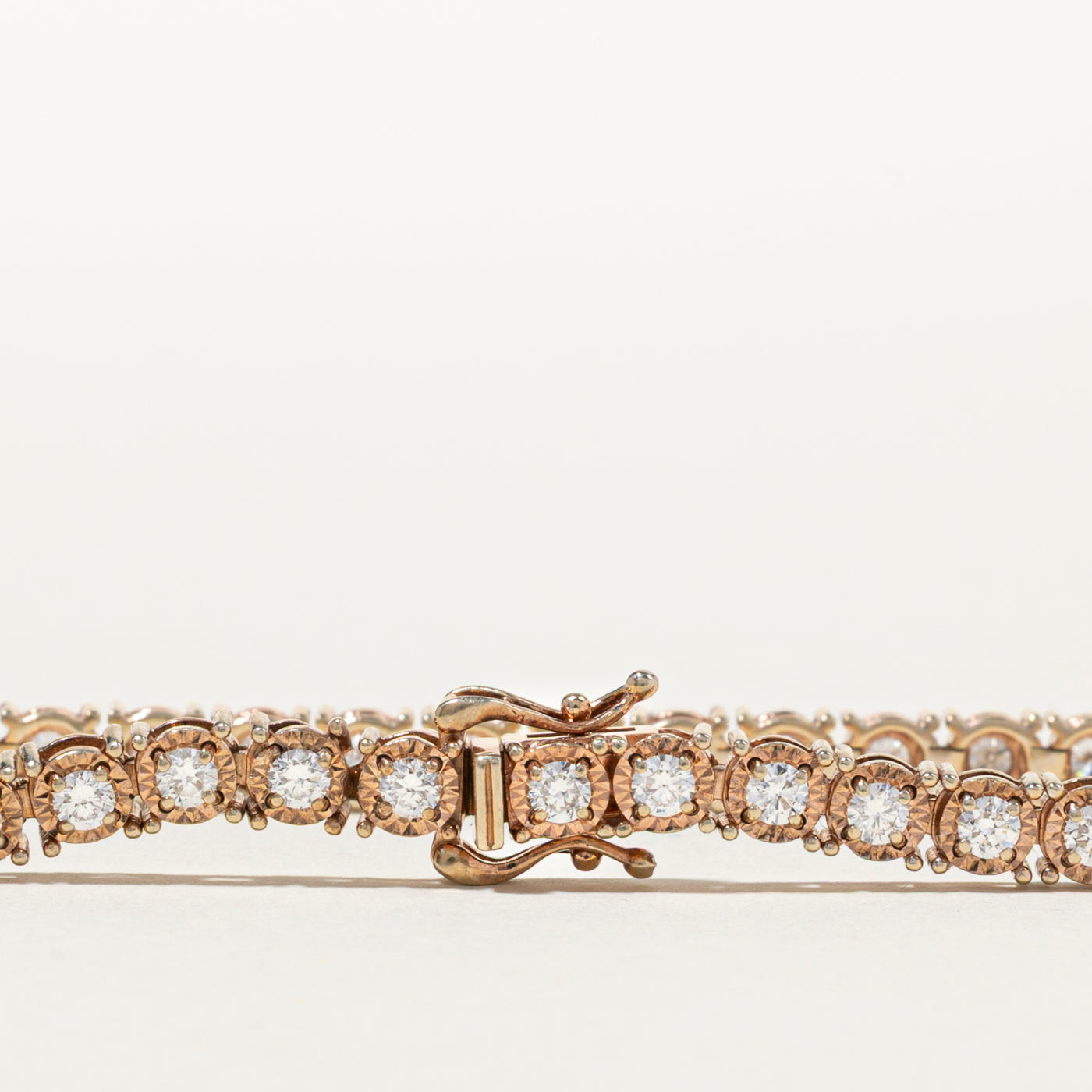 18k Rose Gold Diamond Tennis Bracelet | 2.38ctw | 7.25"