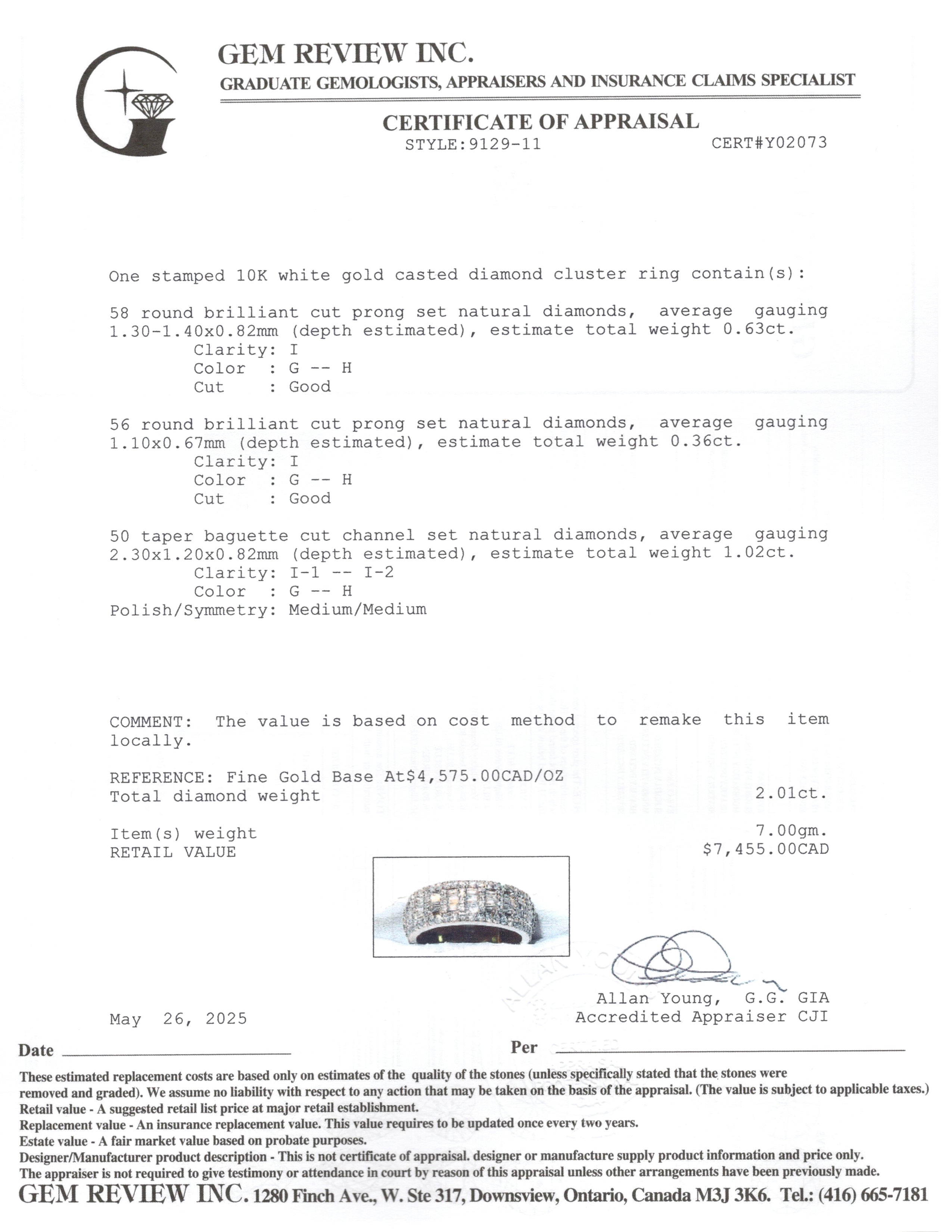 Semi Eternity Mixed Cut Diamond Band | 2.01ctw | SZ 10.75
