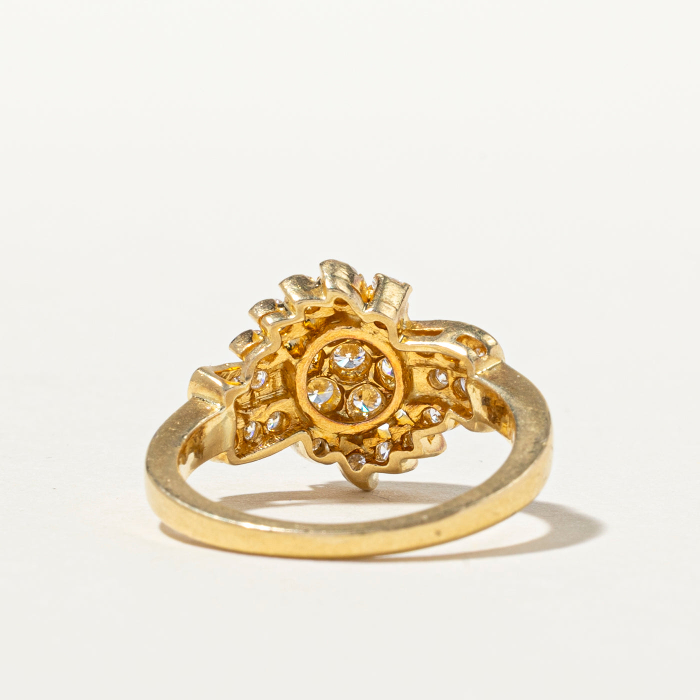 Diamond Cluster Ring | 0.83ctw | SZ 6.75