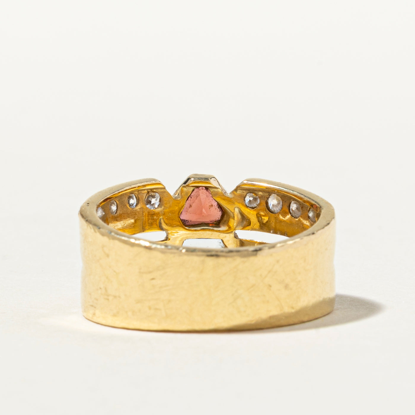 Garnet, Tourmaline & Diamond Cocktail Ring | 0.36ctw, 0.55ctw | SZ 5